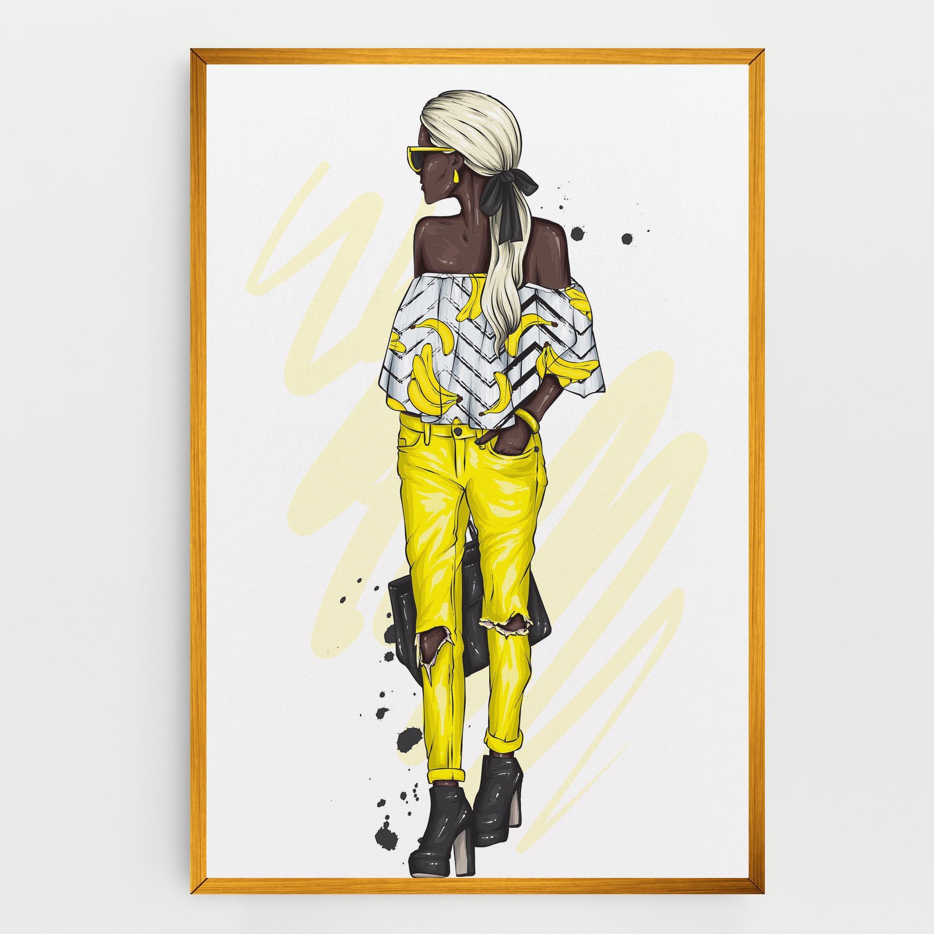 Vászonkép Banana Blouse mockup 0