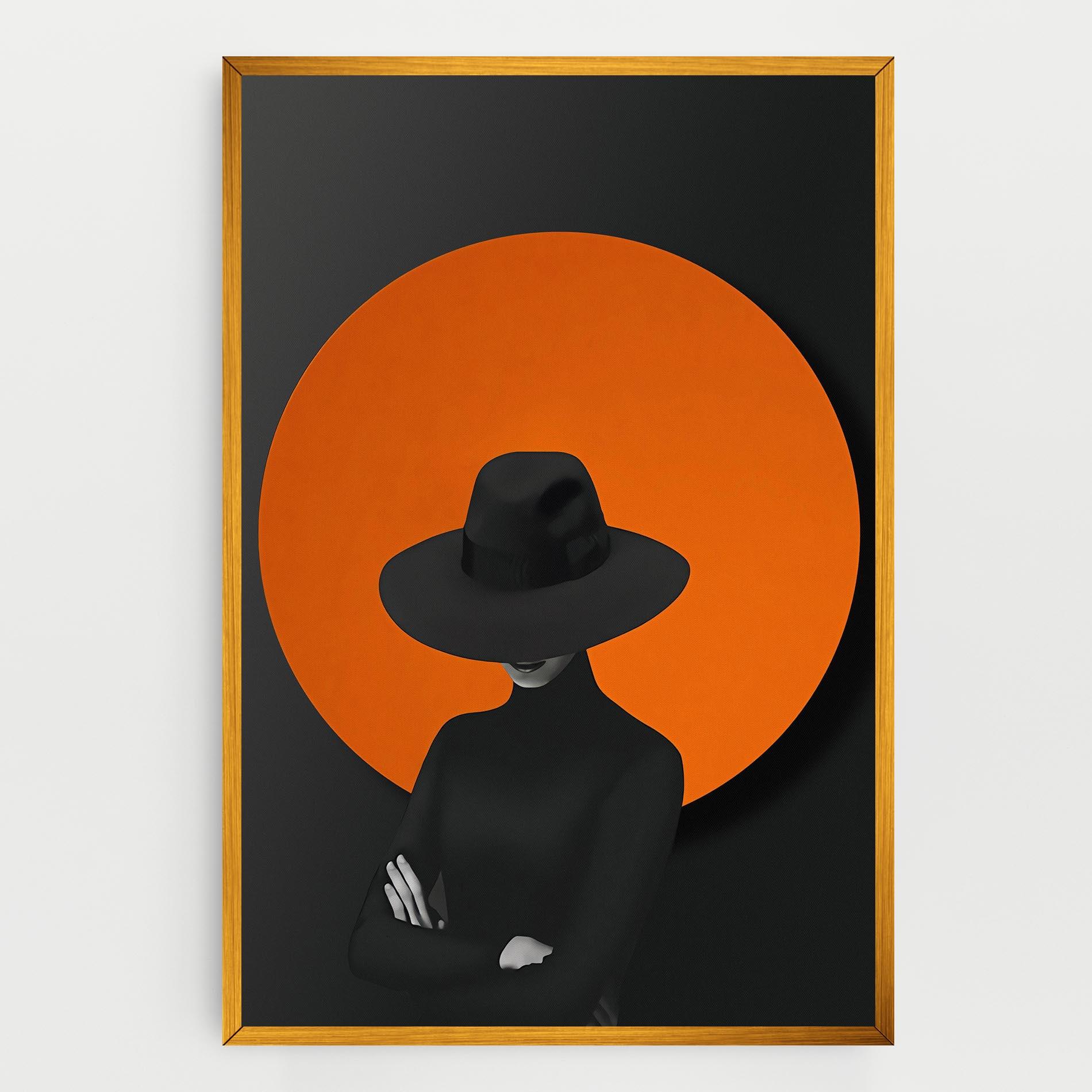 Vászonkép Black Fashion mockup 0