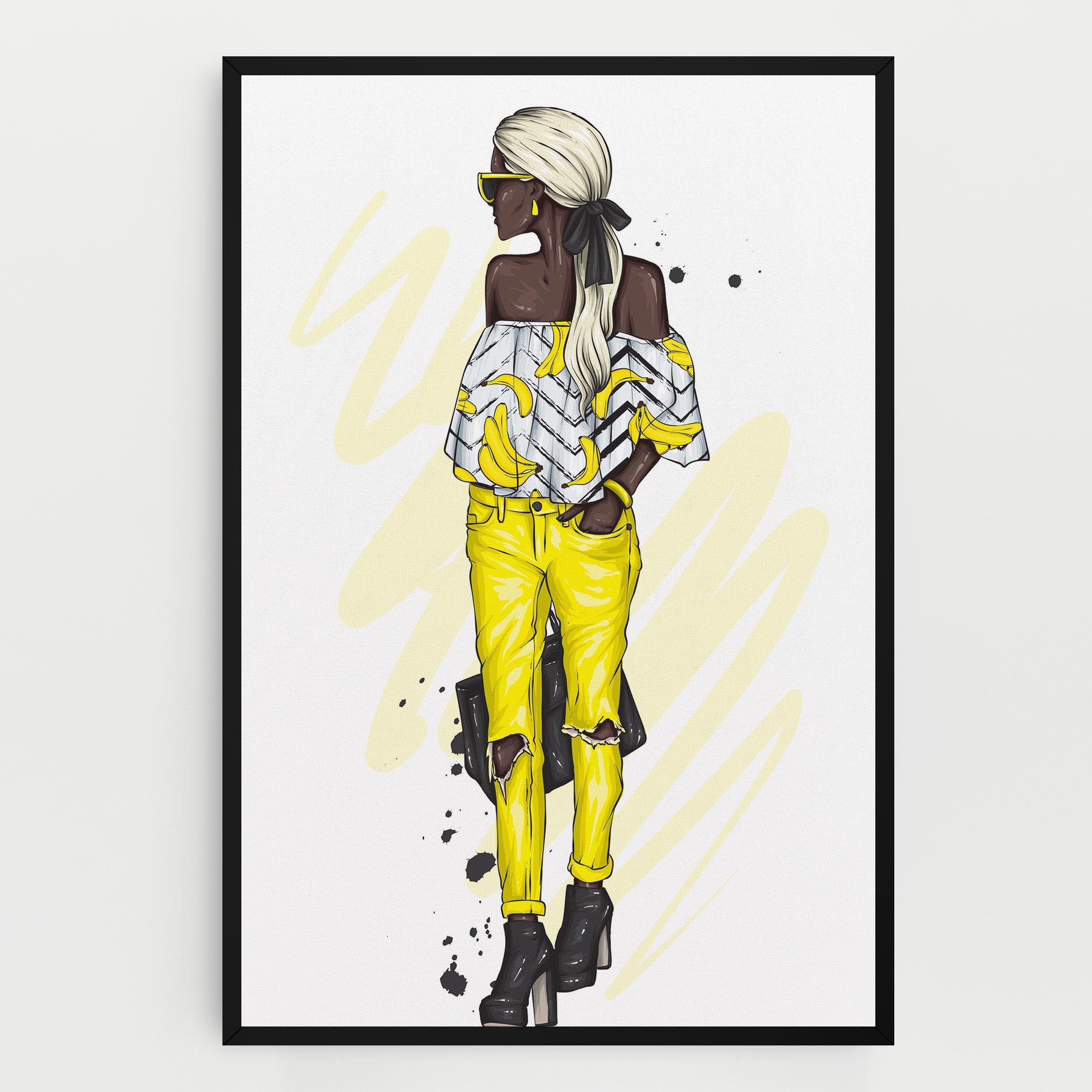 Vászonkép Banana Blouse mockup 0