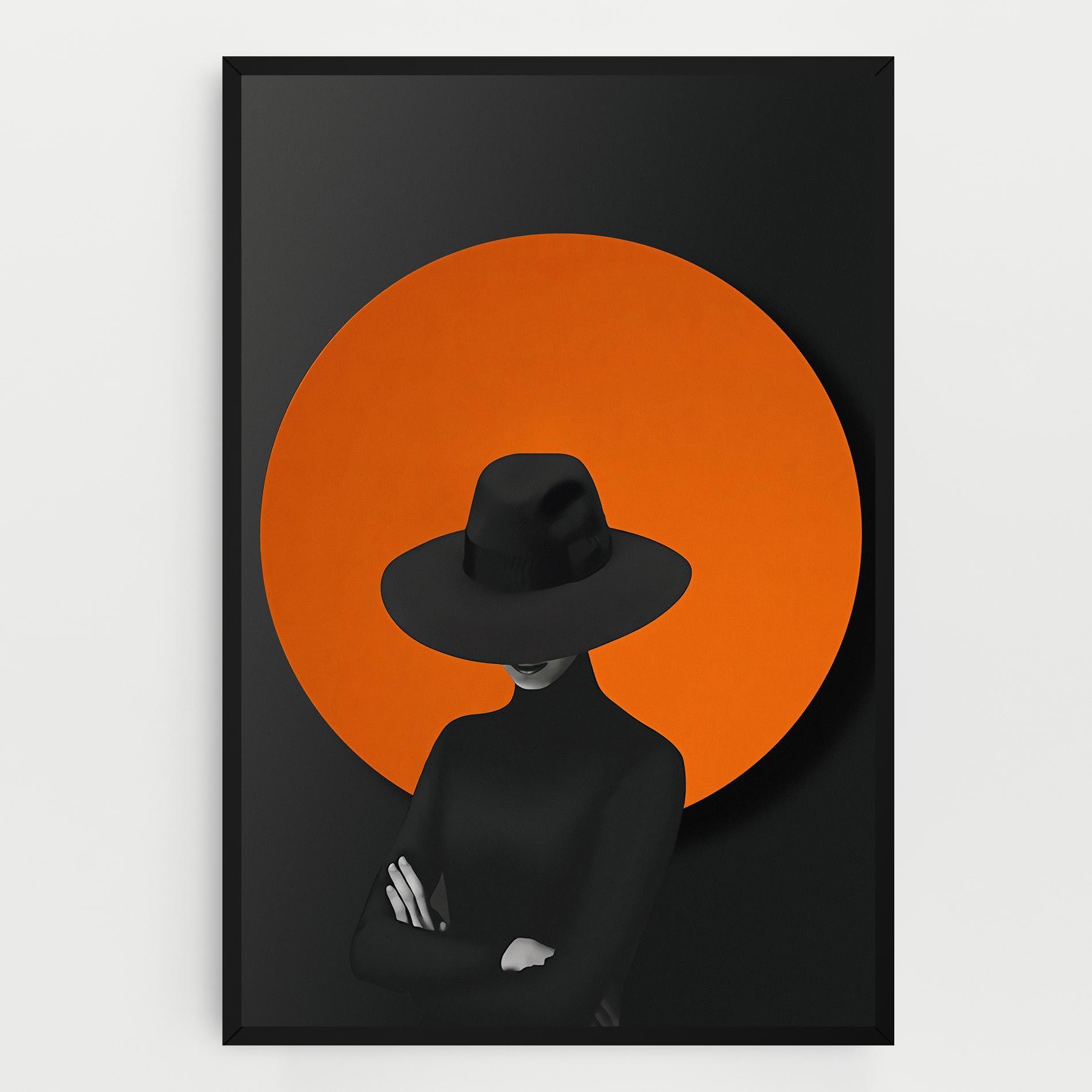 Vászonkép Black Fashion mockup 0