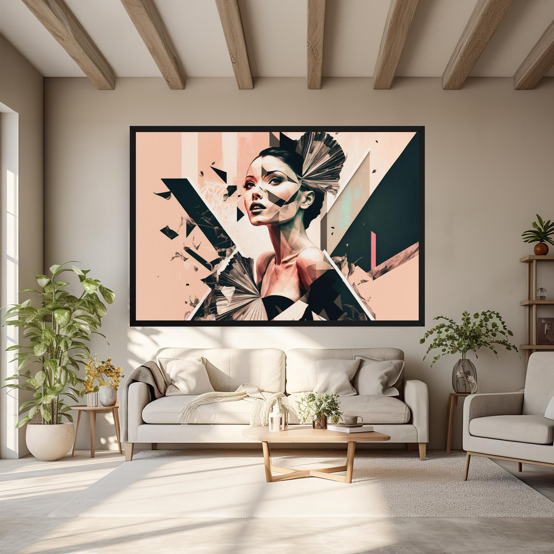 Vászonkép Fashionista Design mockup 6