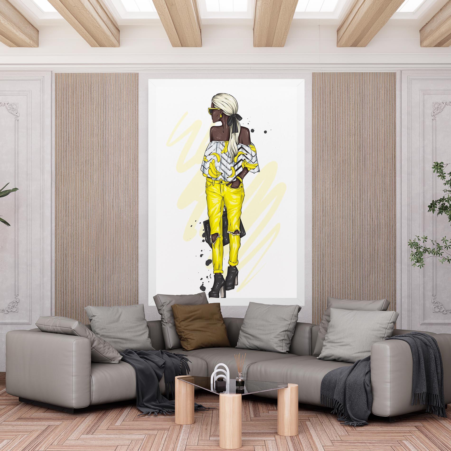 Vászonkép Banana Blouse mockup 6