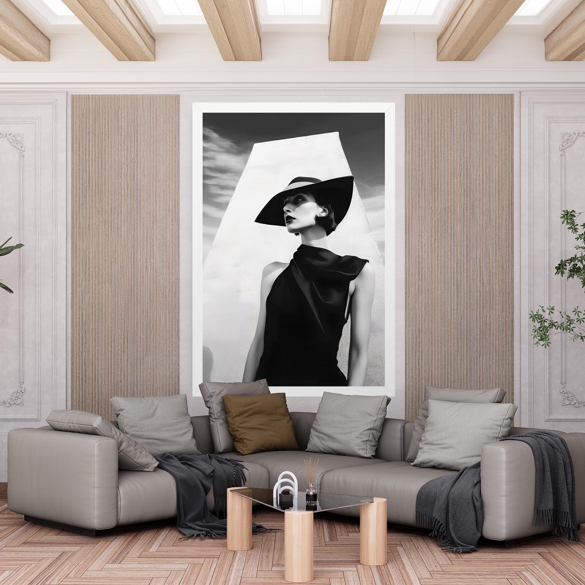 Vászonkép Modern Fashion Portrait mockup 6