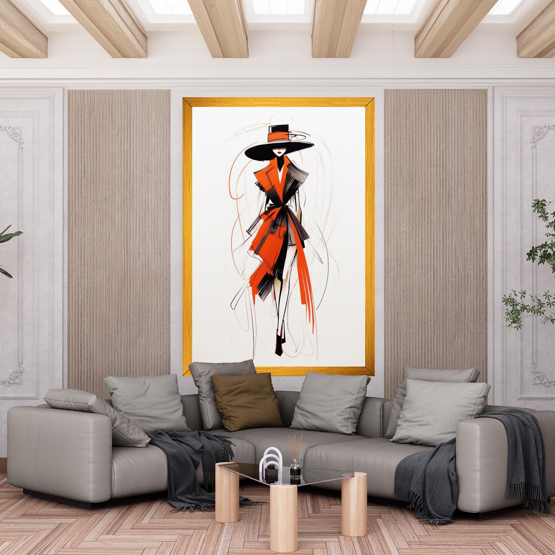 Vászonkép Handdrawn Doodle mockup 6