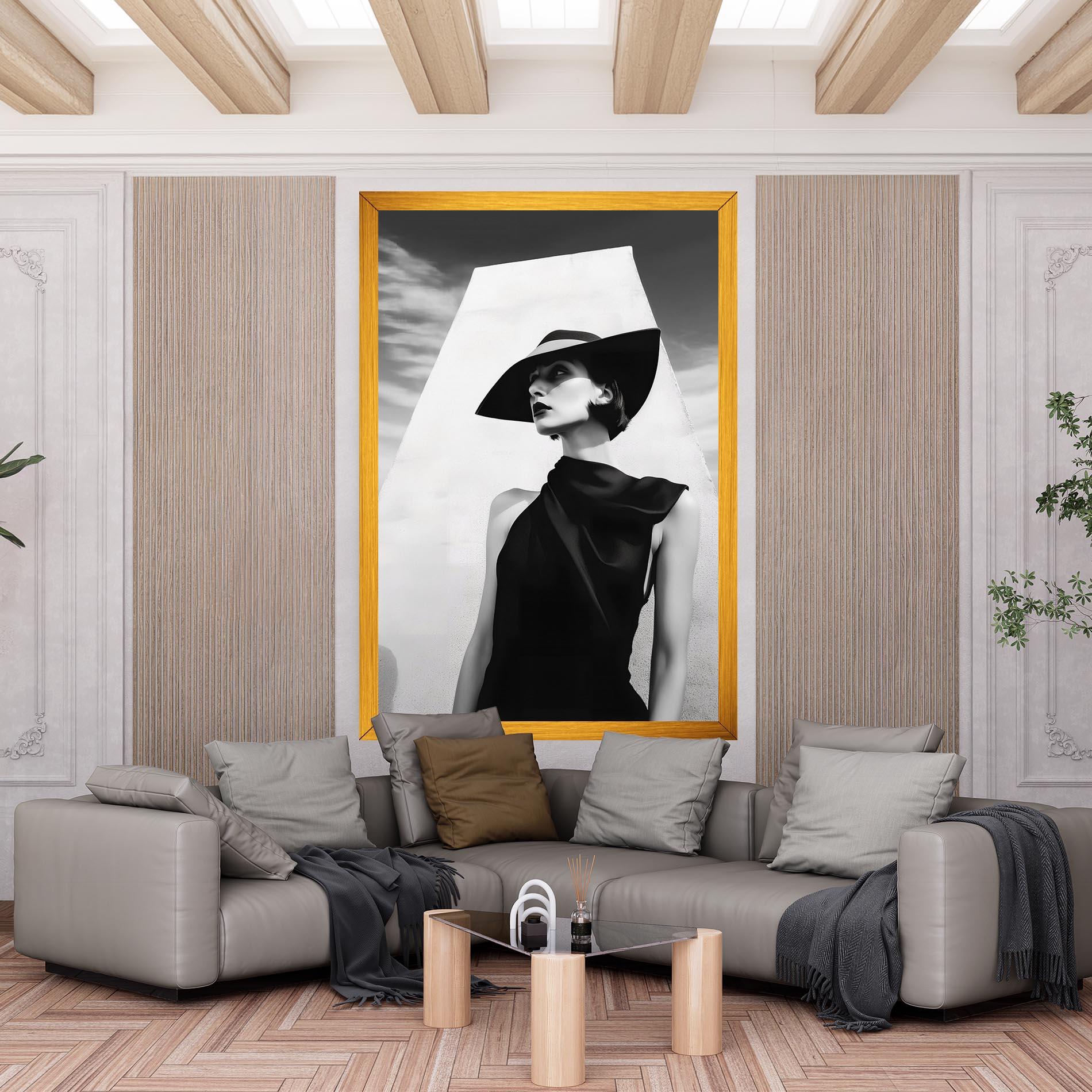 Vászonkép Modern Fashion Portrait mockup 6