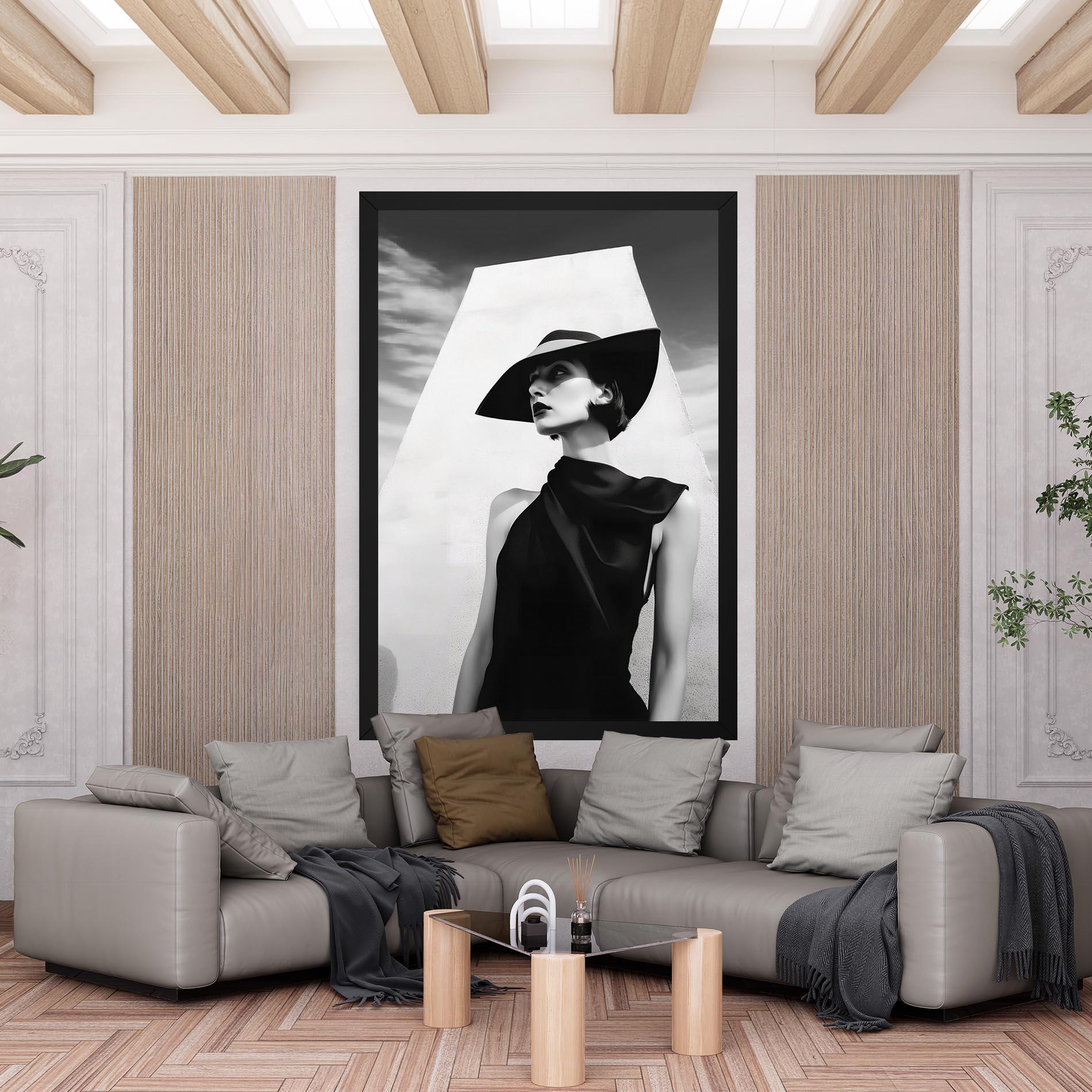 Vászonkép Modern Fashion Portrait mockup 6