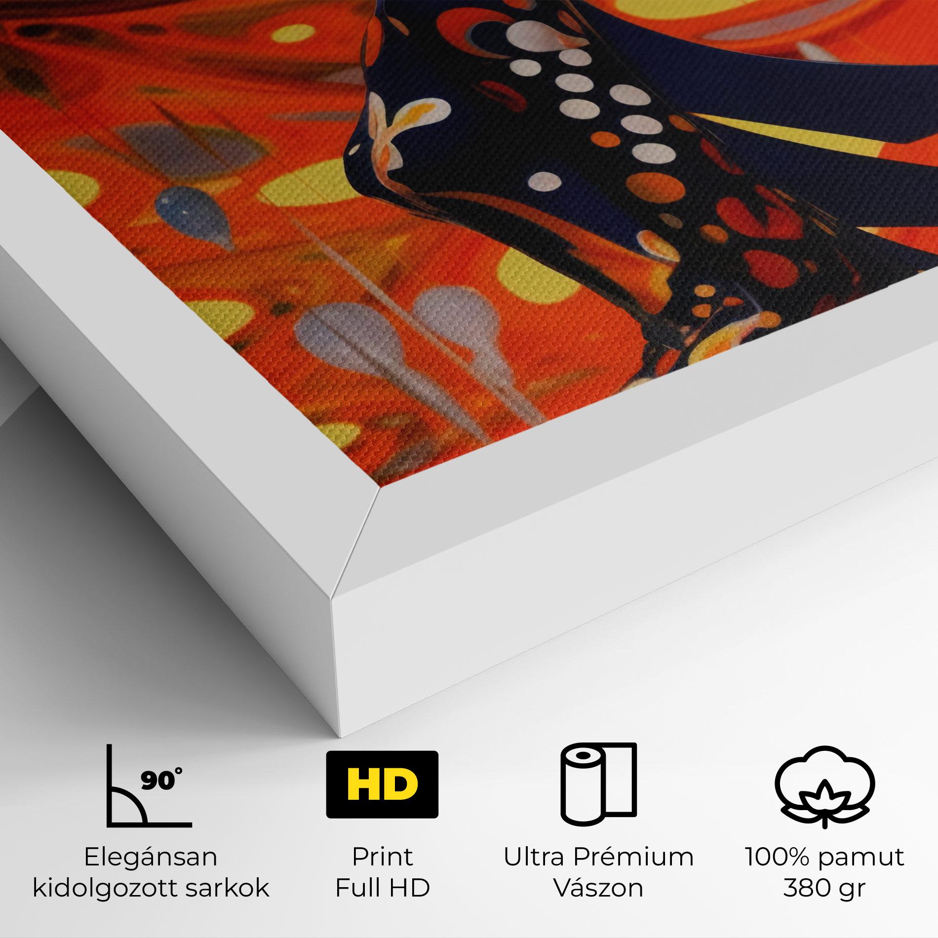 Vászonkép Big Orange Accesories mockup 4