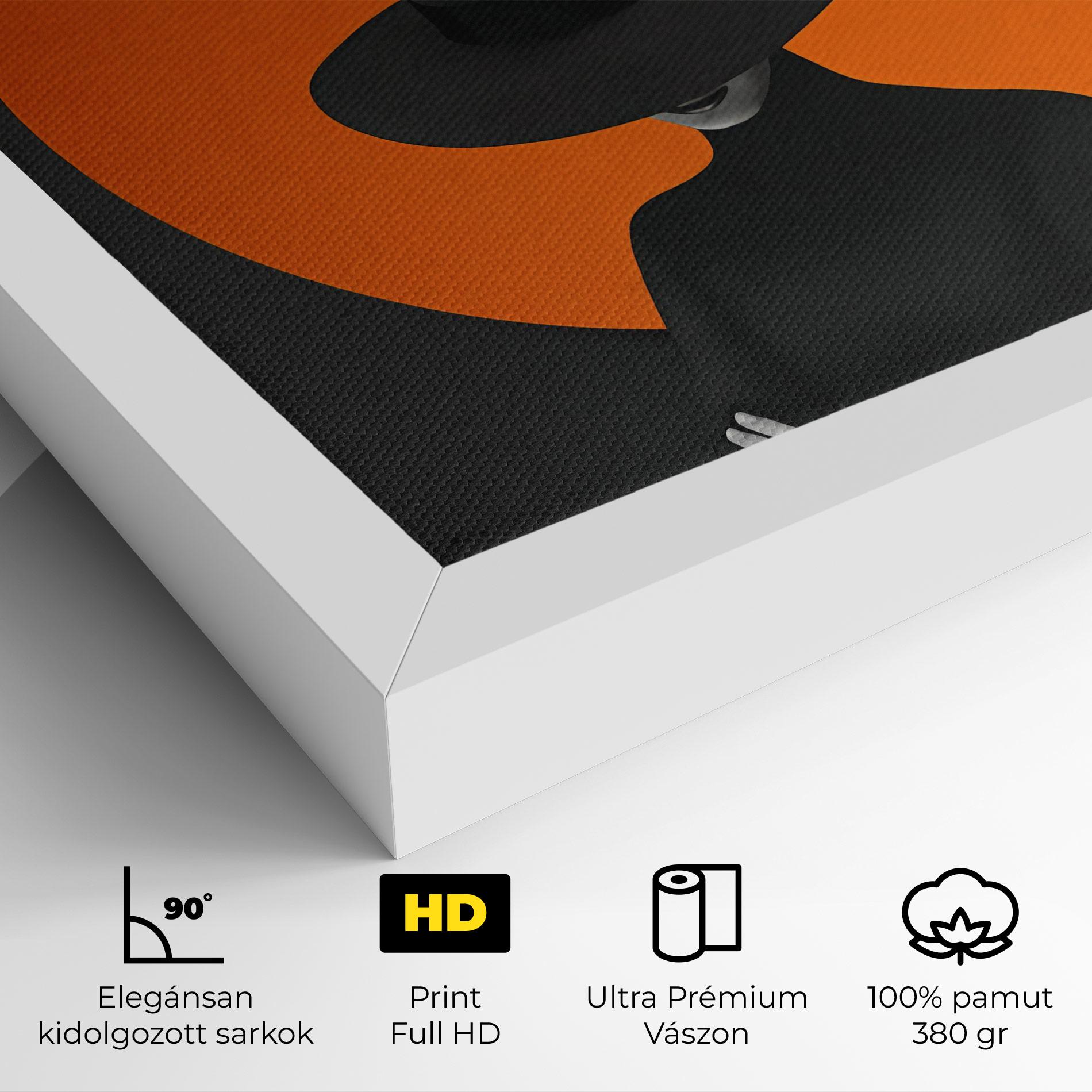 Vászonkép Black Fashion mockup 4