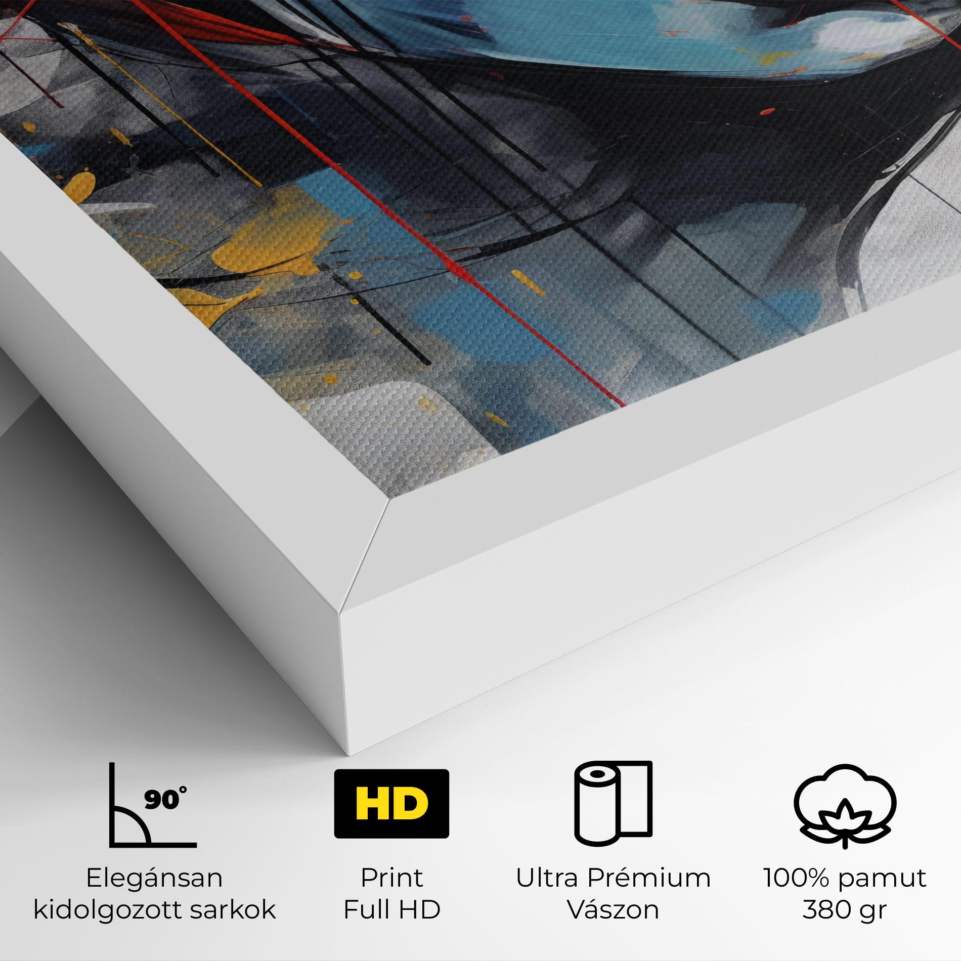 Vászonkép Edgy Woman mockup 4