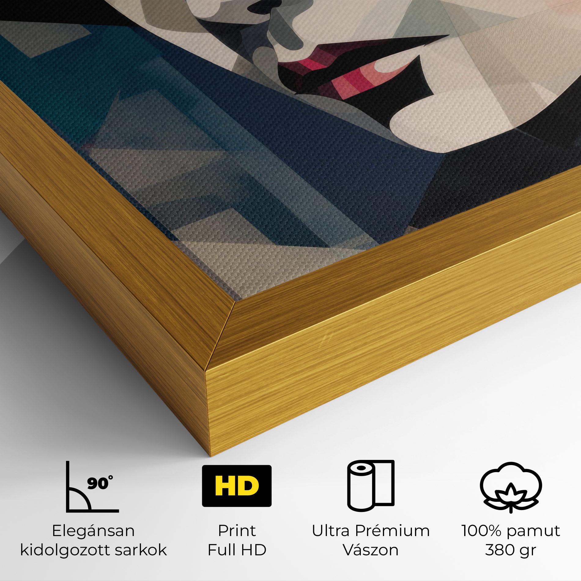 Vászonkép Chicago Portrait mockup 4