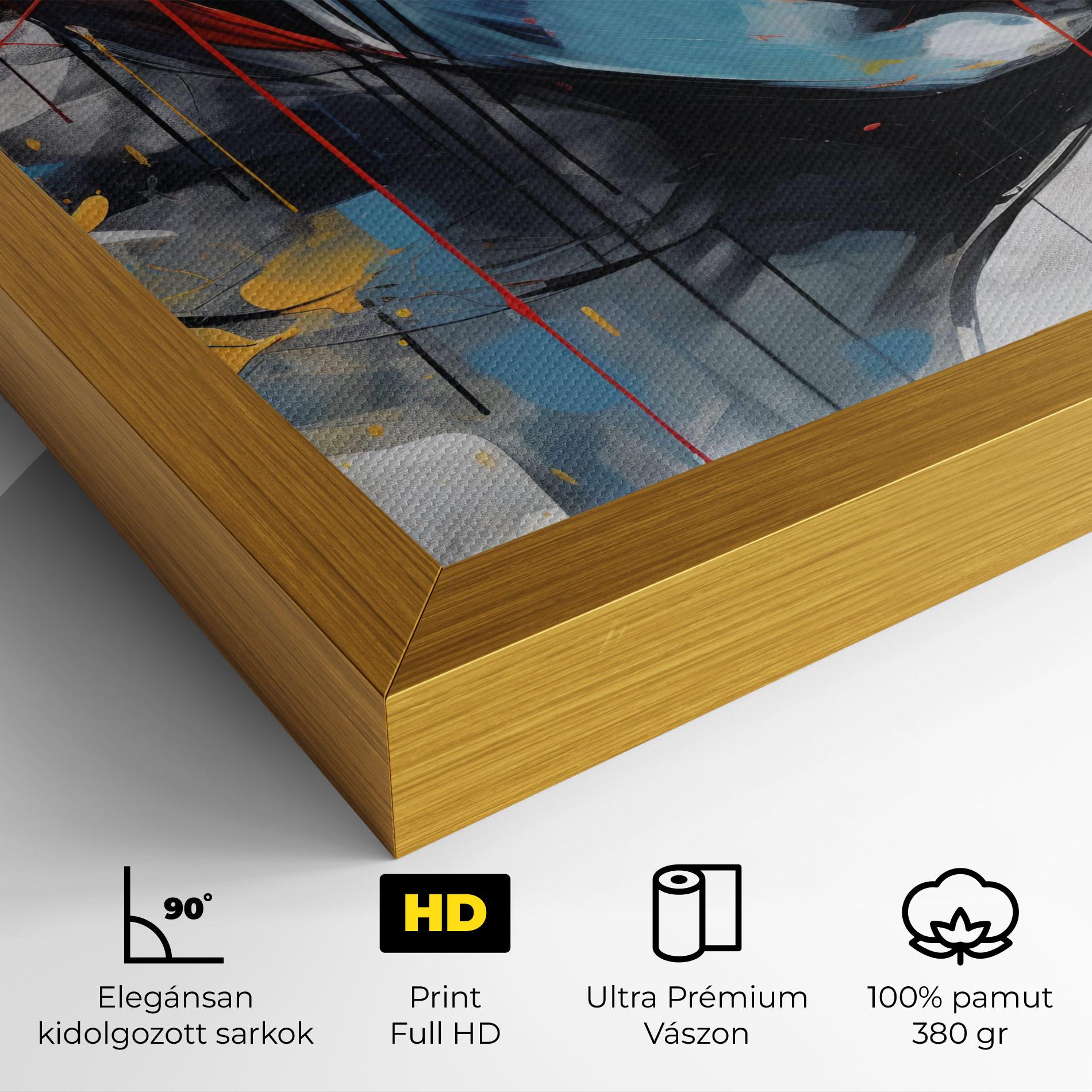 Vászonkép Edgy Woman mockup 4