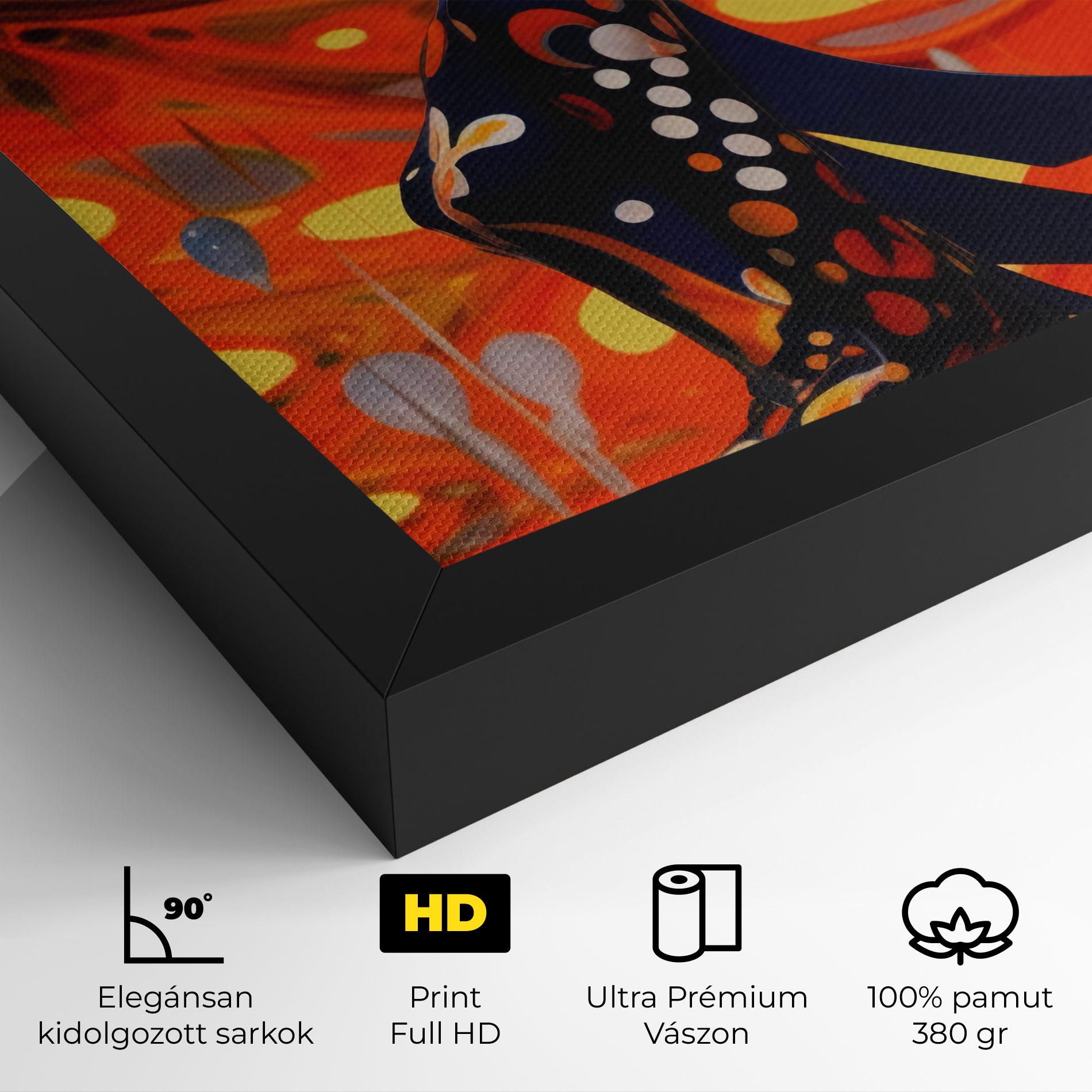 Vászonkép Big Orange Accesories mockup 4