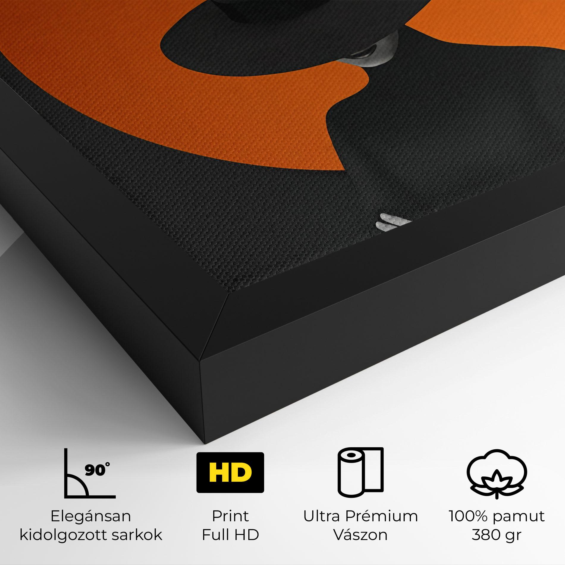 Vászonkép Black Fashion mockup 4