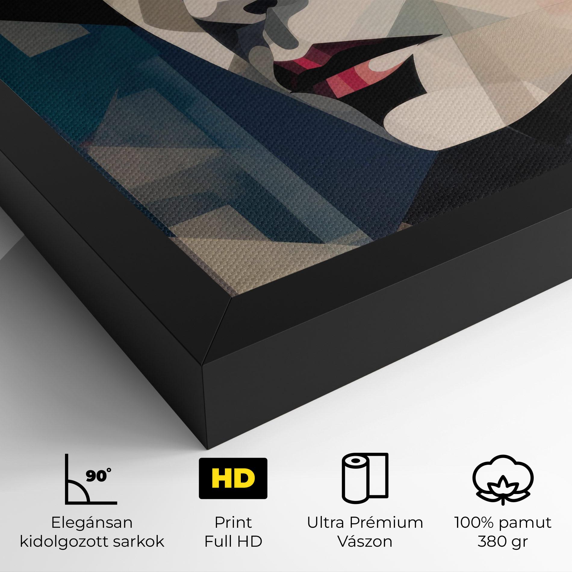 Vászonkép Chicago Portrait mockup 4