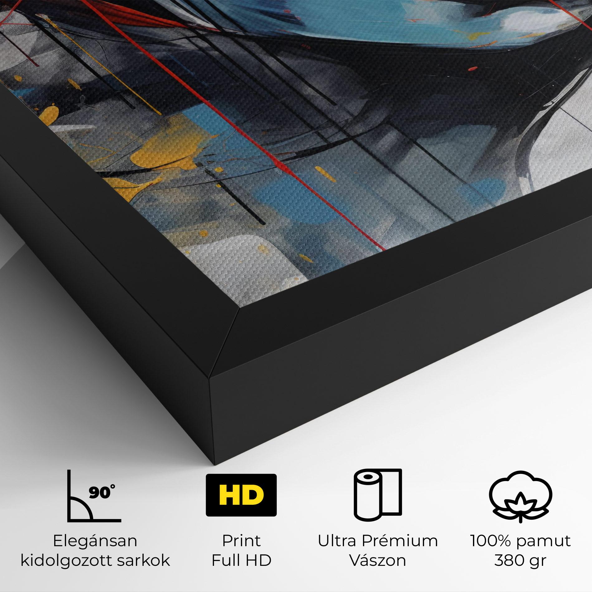 Vászonkép Edgy Woman mockup 4