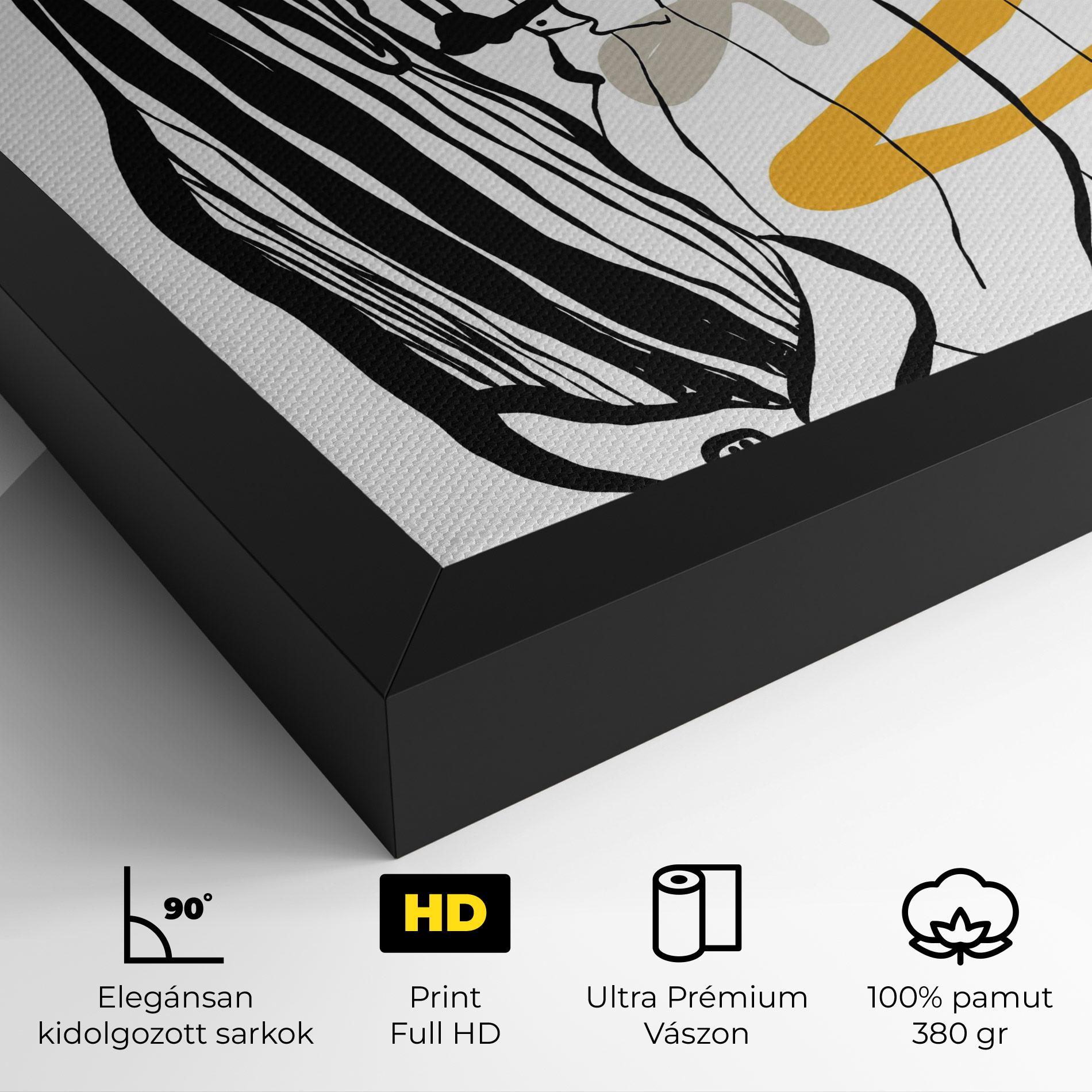 Vászonkép Modern Outfit Line mockup 4