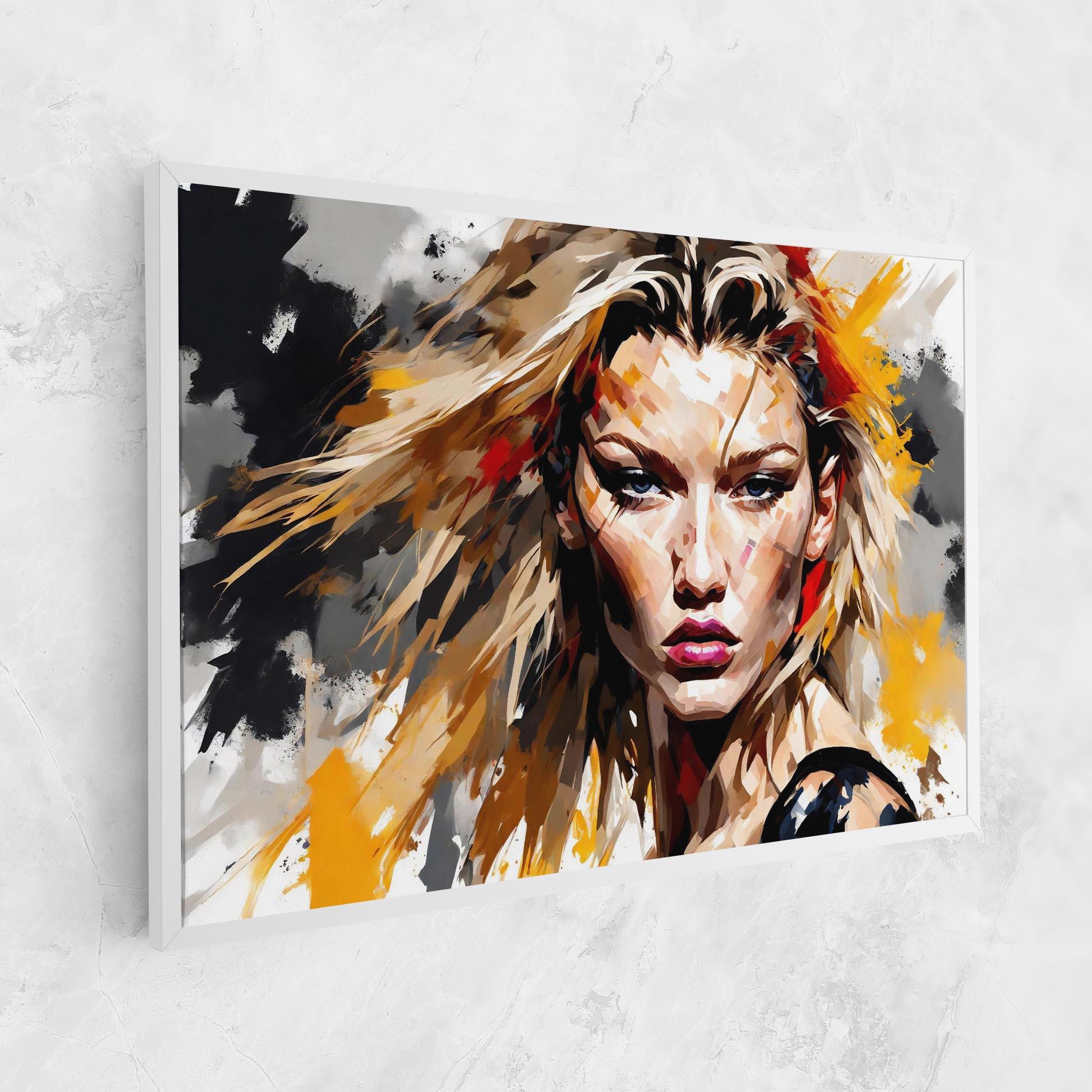 Vászonkép Blond Hair Splash mockup 1