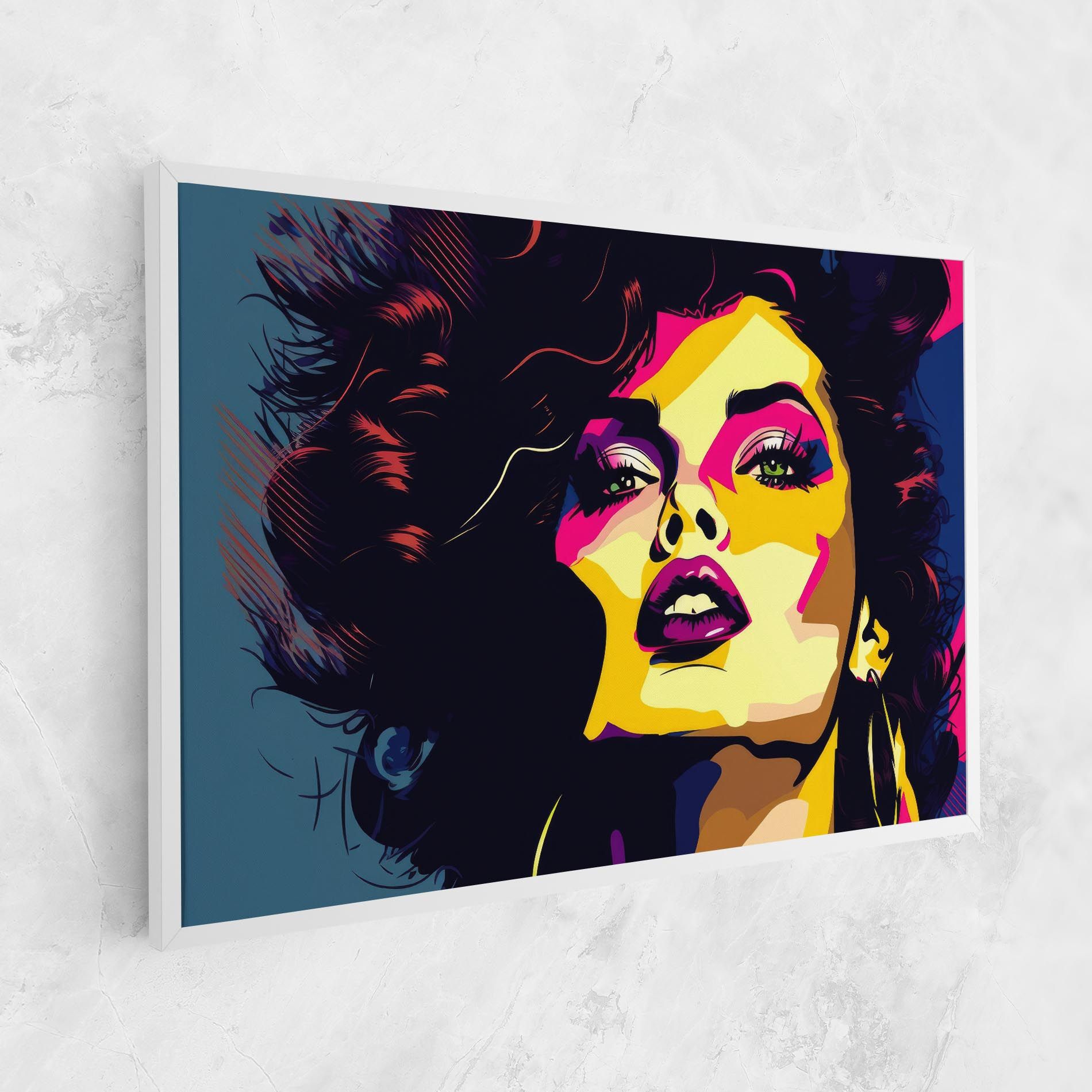 Pop Art Portrait Woman mockup 1