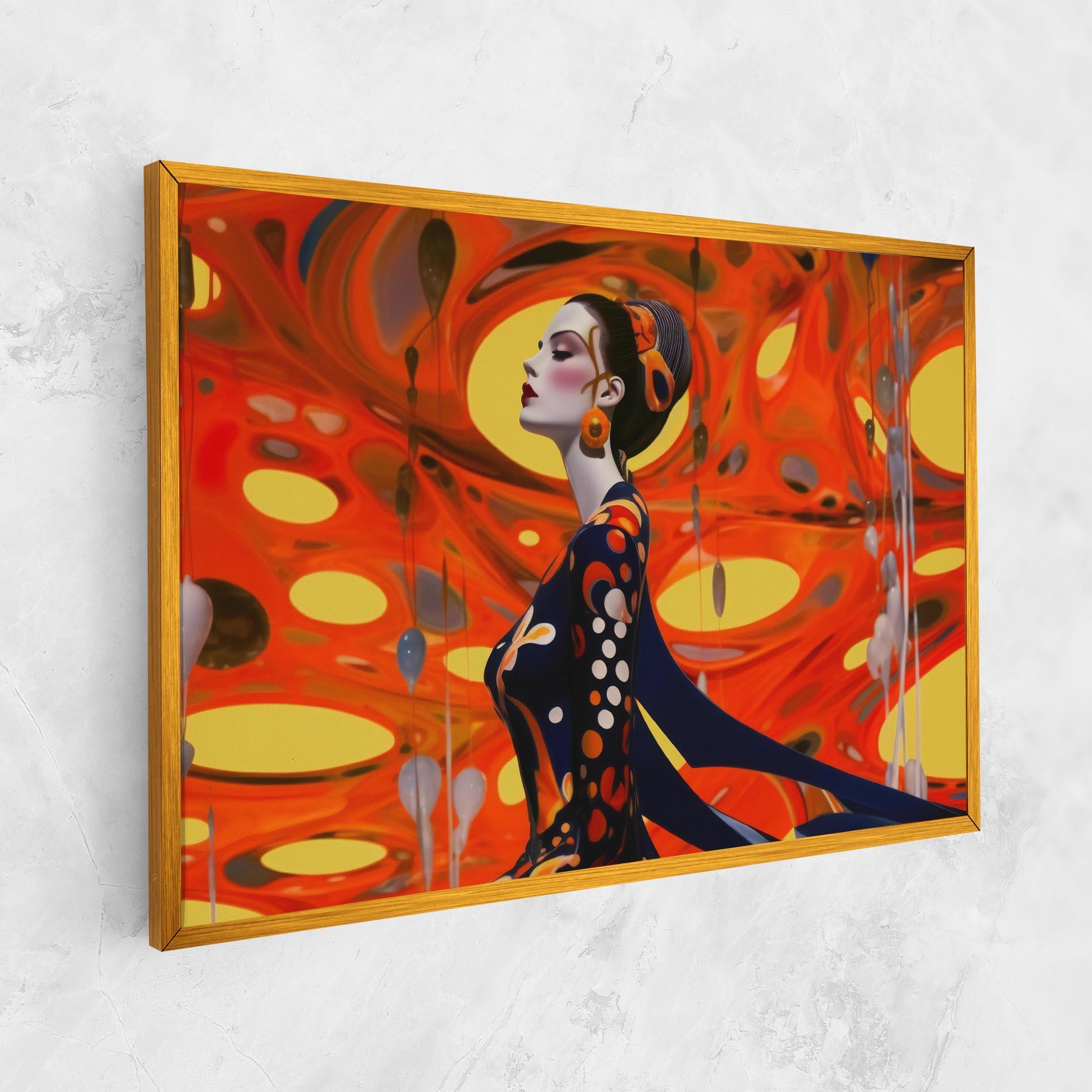 Vászonkép Big Orange Accesories mockup 1