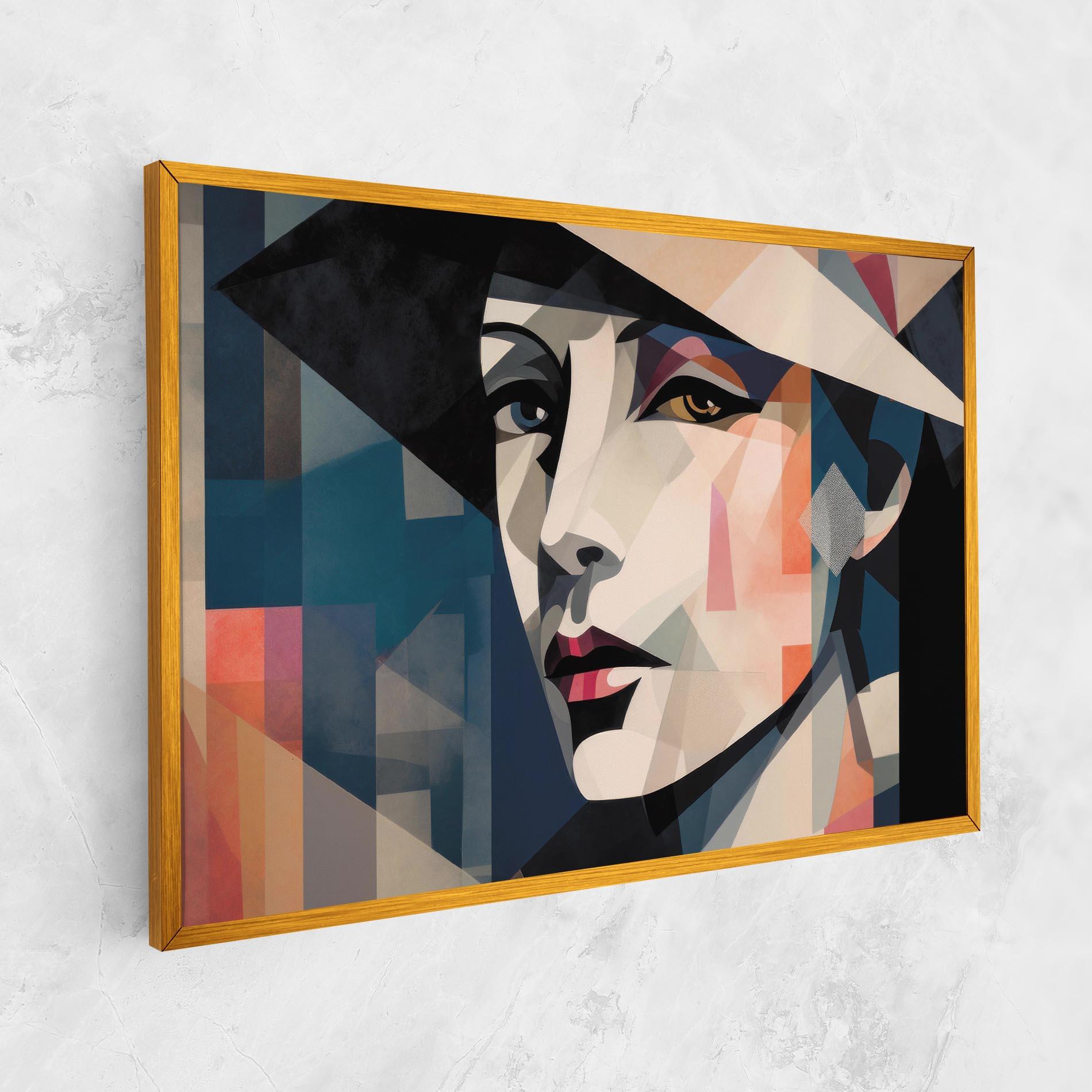 Vászonkép Chicago Portrait mockup 1