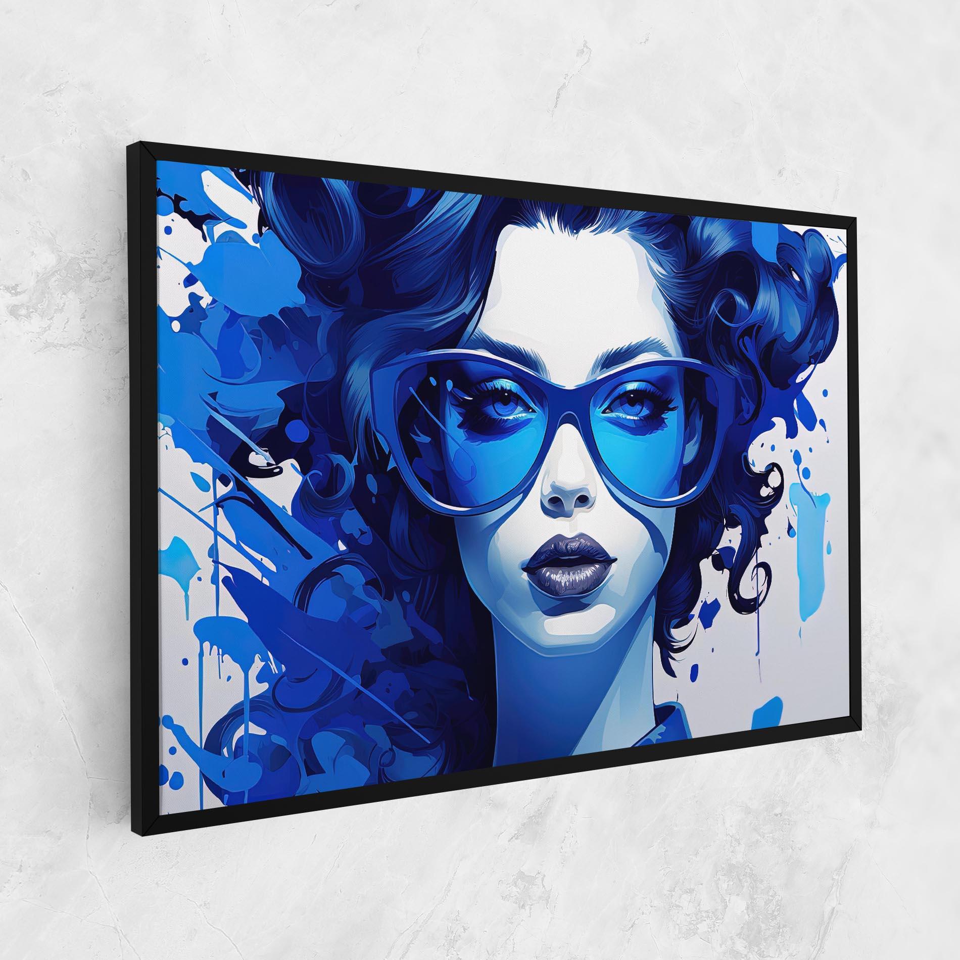 Vászonkép Big Blue Glasses mockup 1