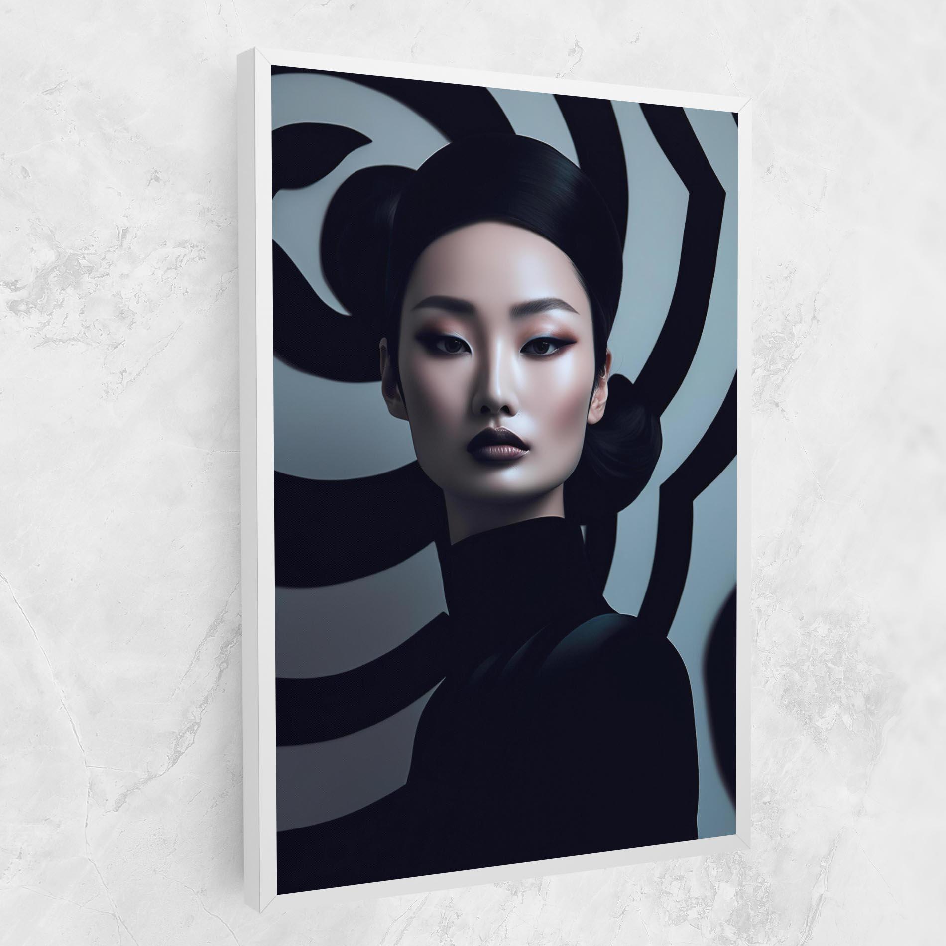 Vászonkép Asiatic Black Outfit mockup 1