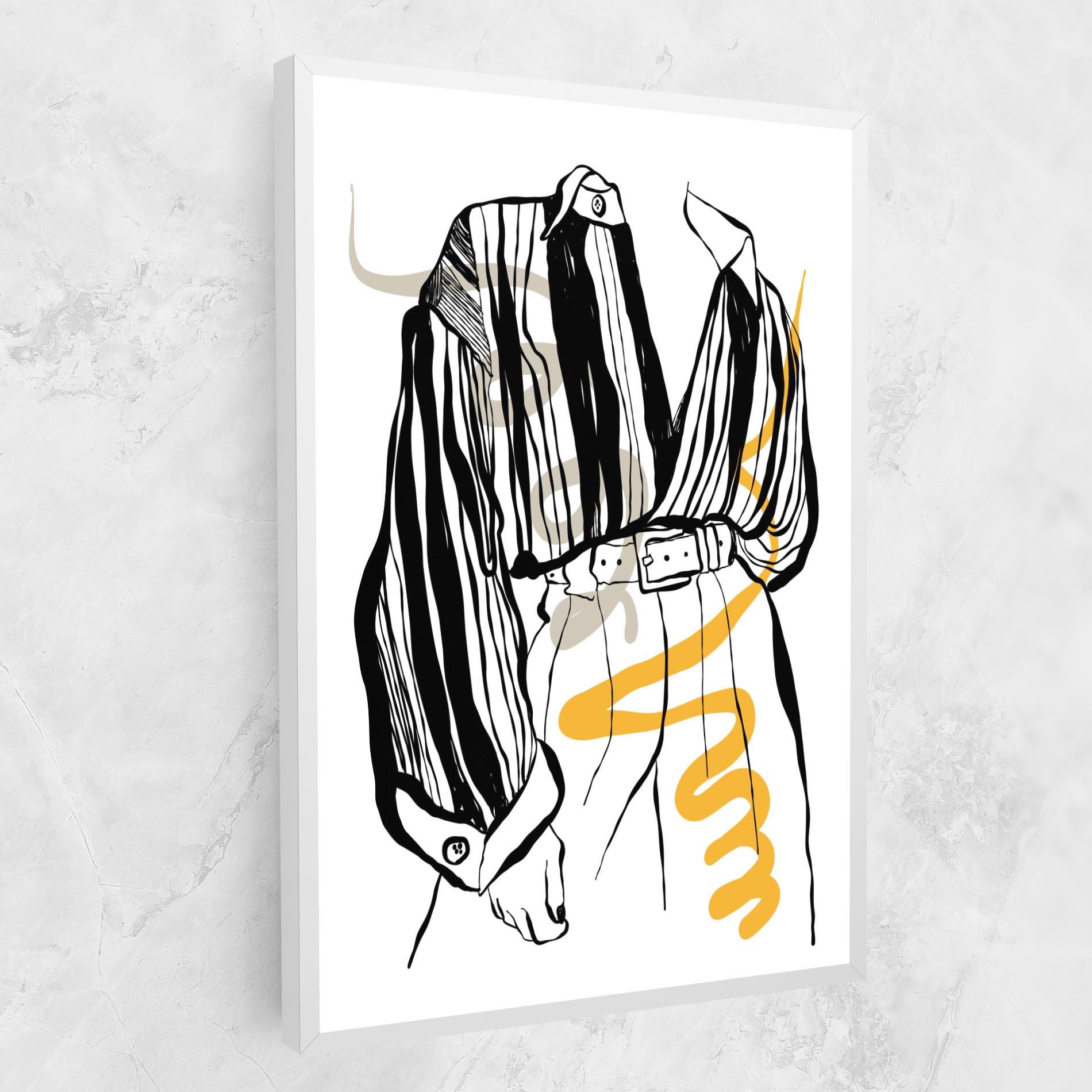 Vászonkép Modern Outfit Line mockup 1