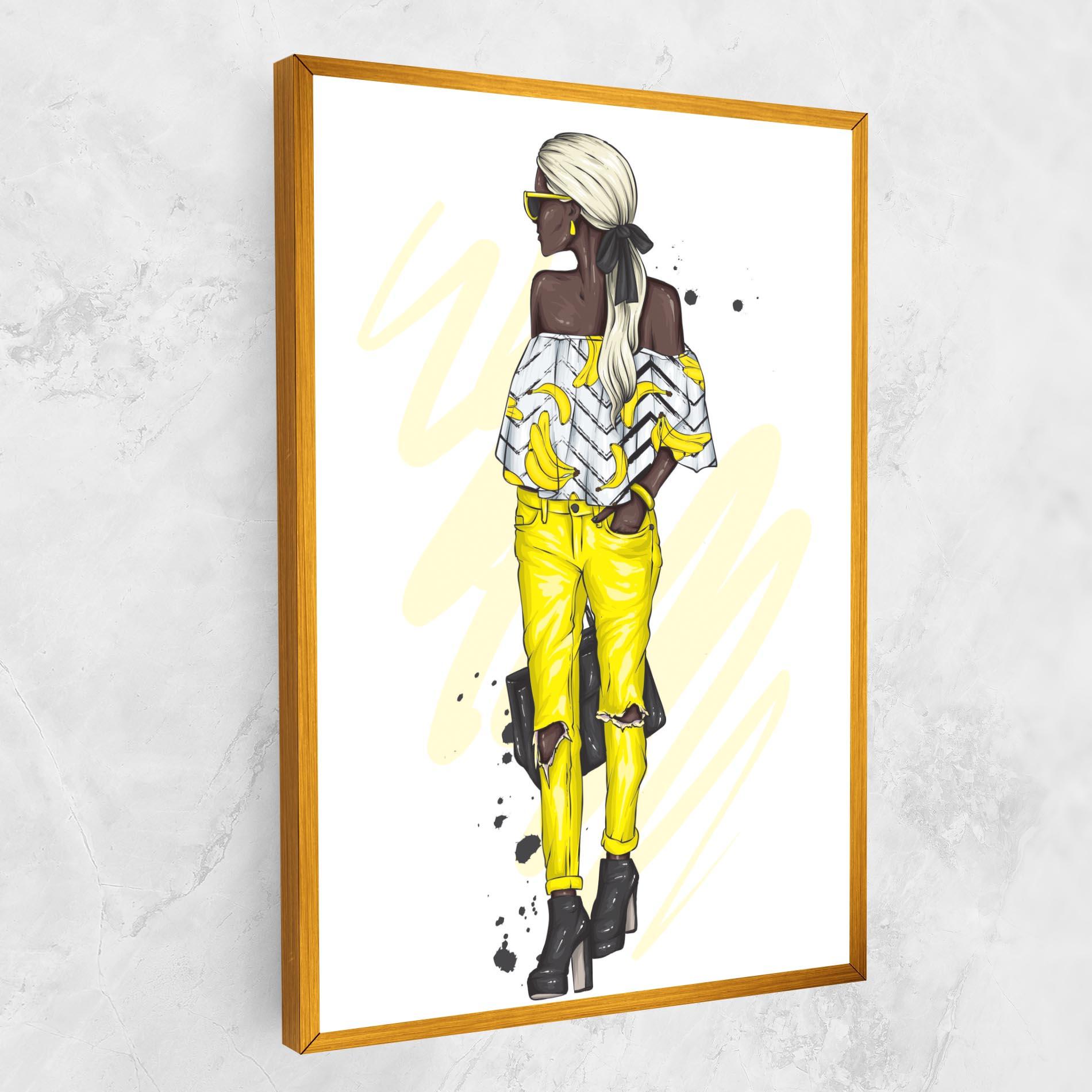 Vászonkép Banana Blouse mockup 1