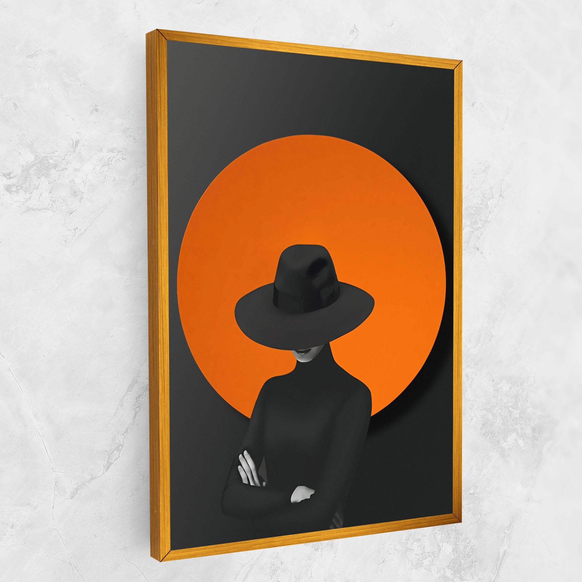 Vászonkép Black Fashion mockup 1