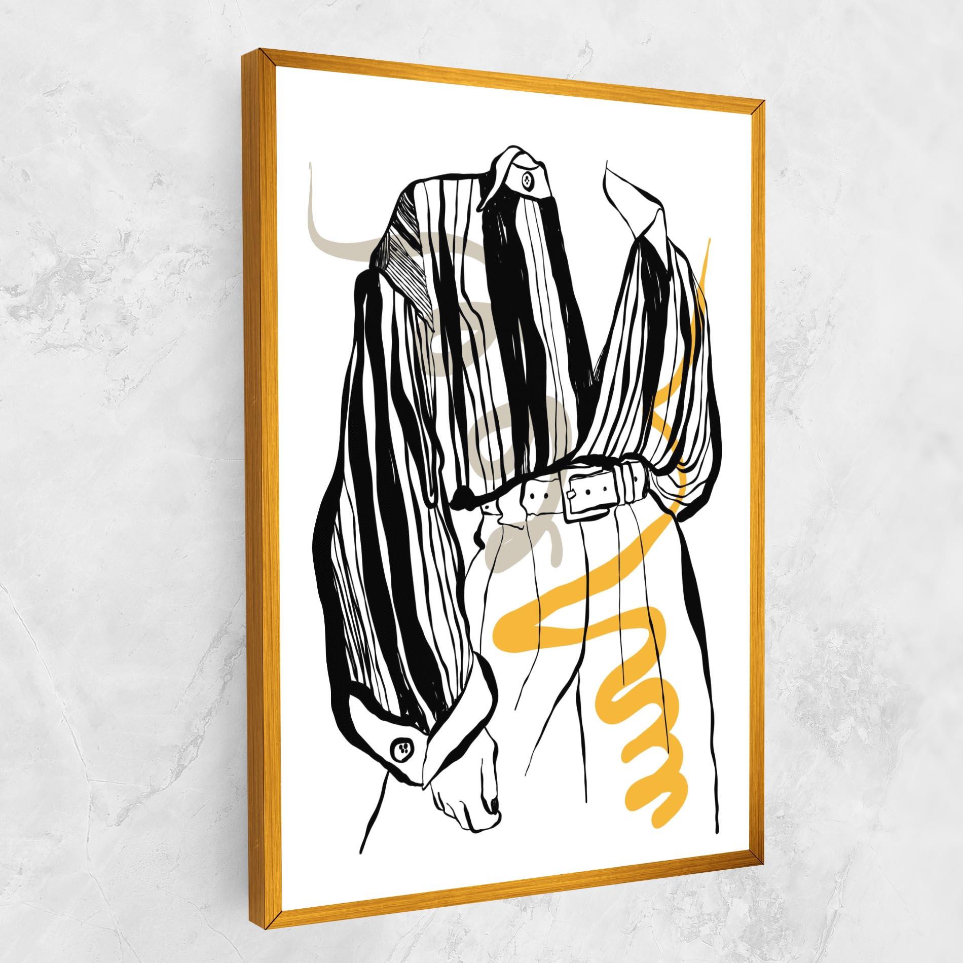 Vászonkép Modern Outfit Line mockup 1