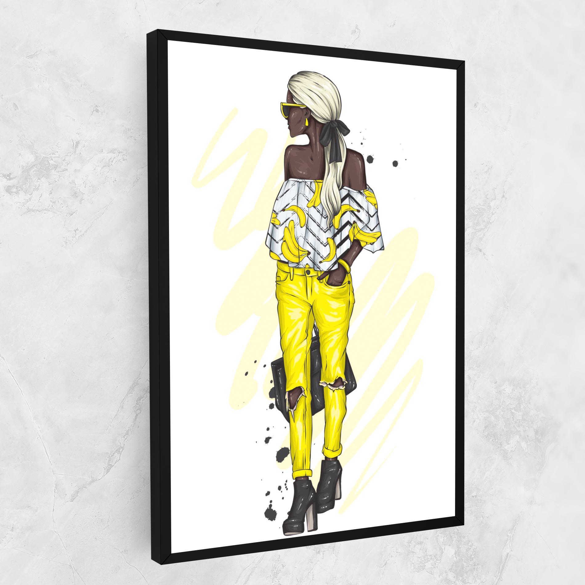 Vászonkép Banana Blouse mockup 1