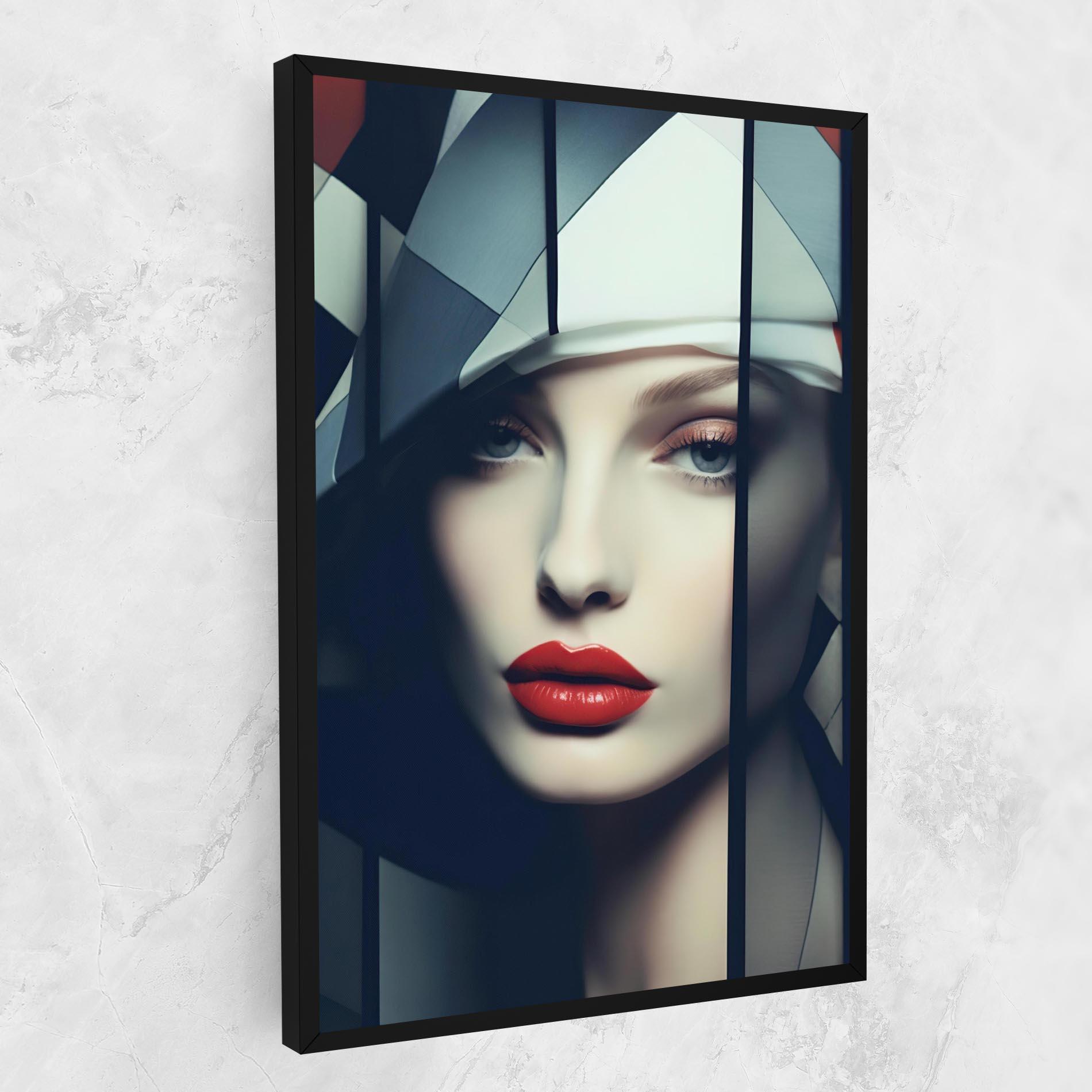 Vászonkép Big Juicy Lips Woman mockup 1