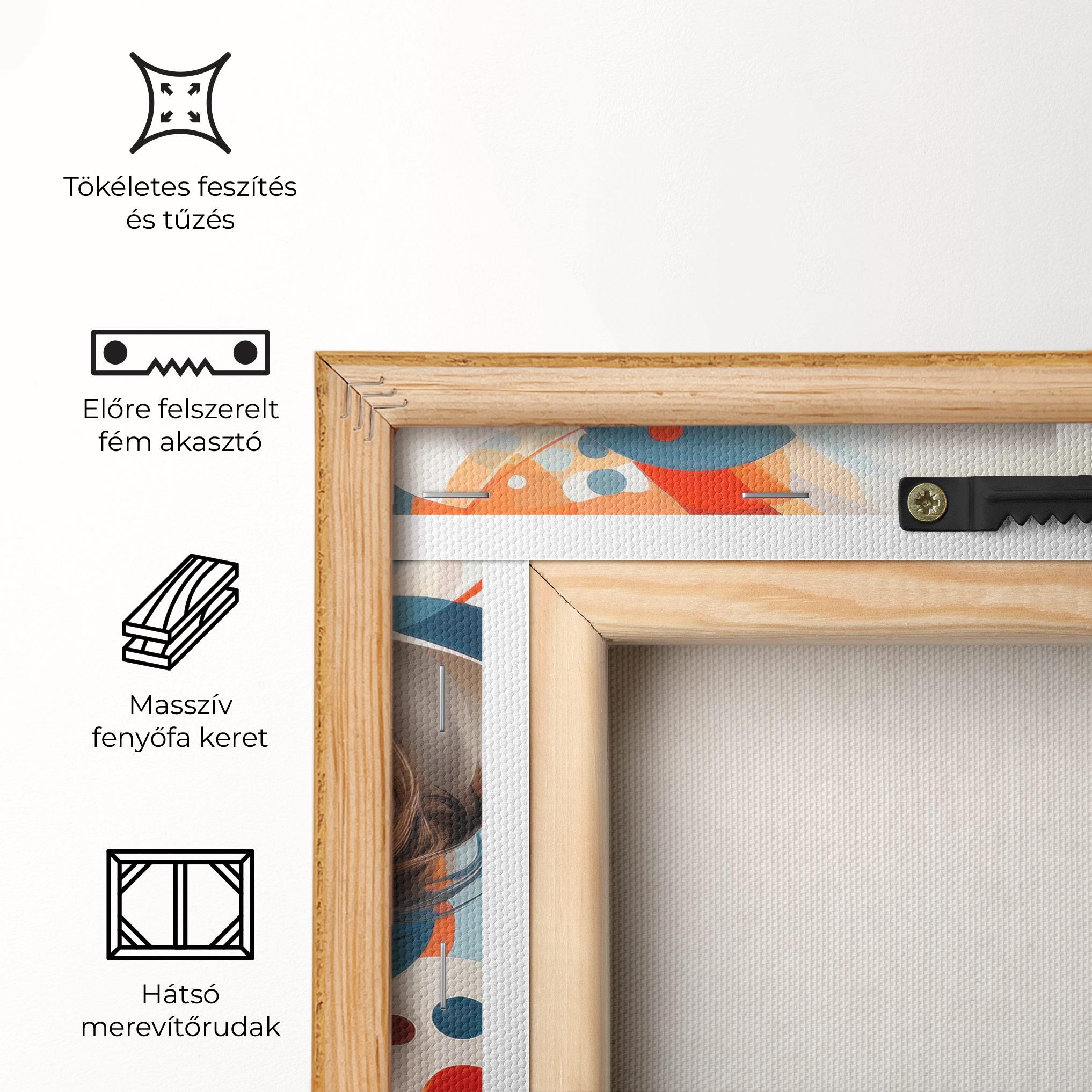 Vászonkép Big Glasses Woman mockup 5