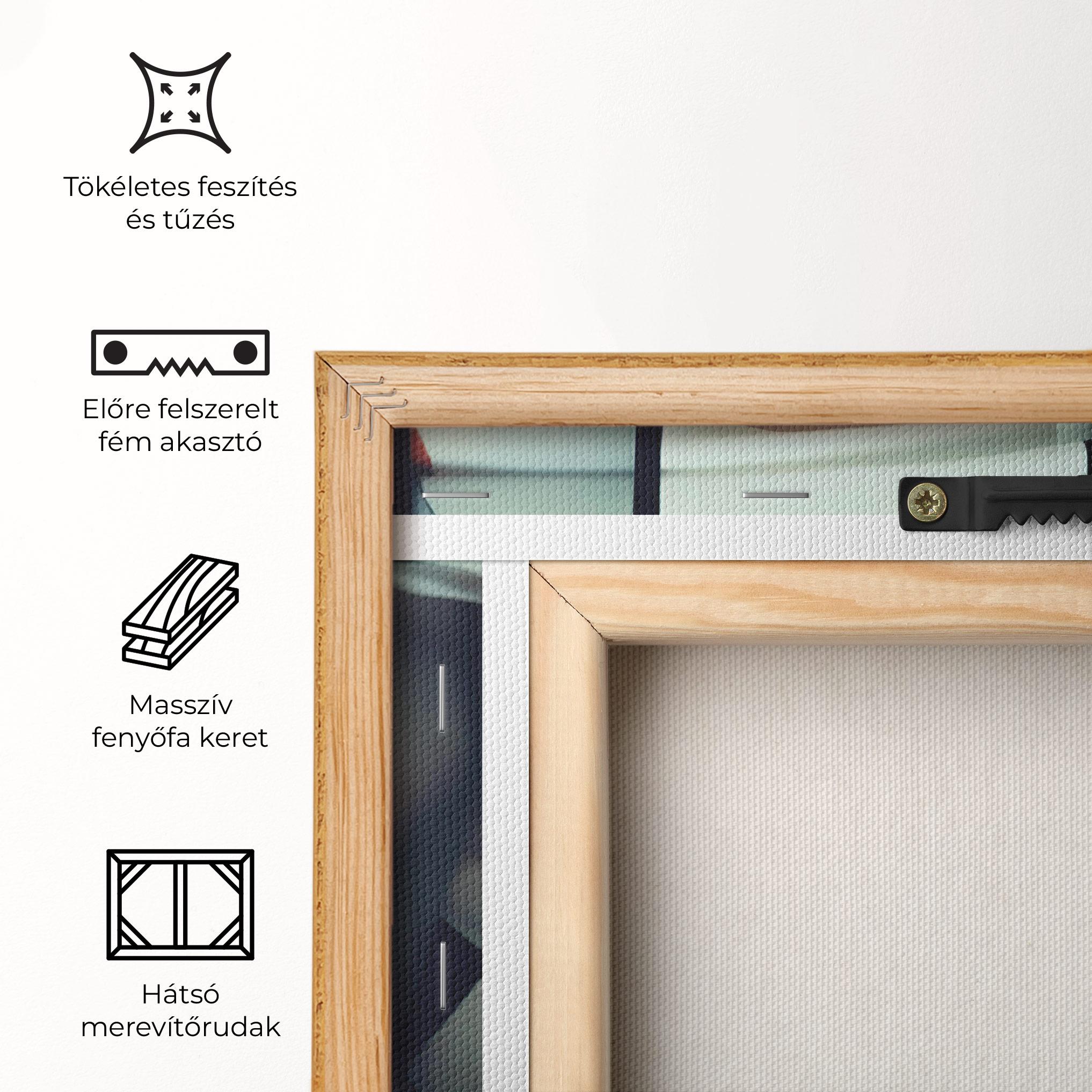 Vászonkép Big Juicy Lips Woman mockup 5