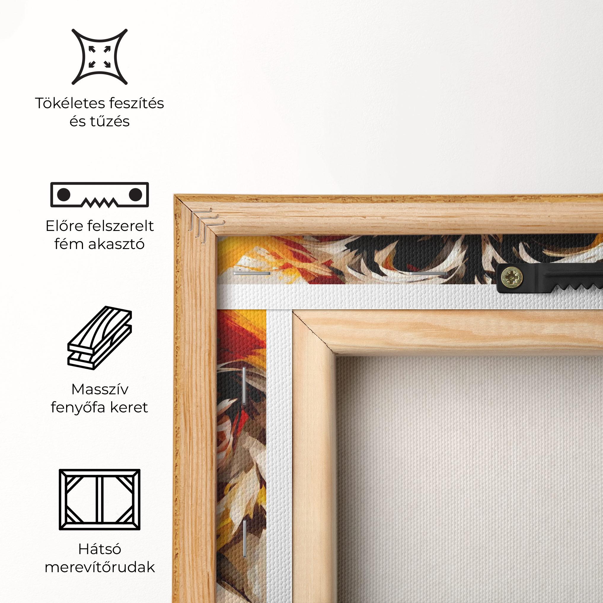 Vászonkép Blond Hair Splash mockup 5