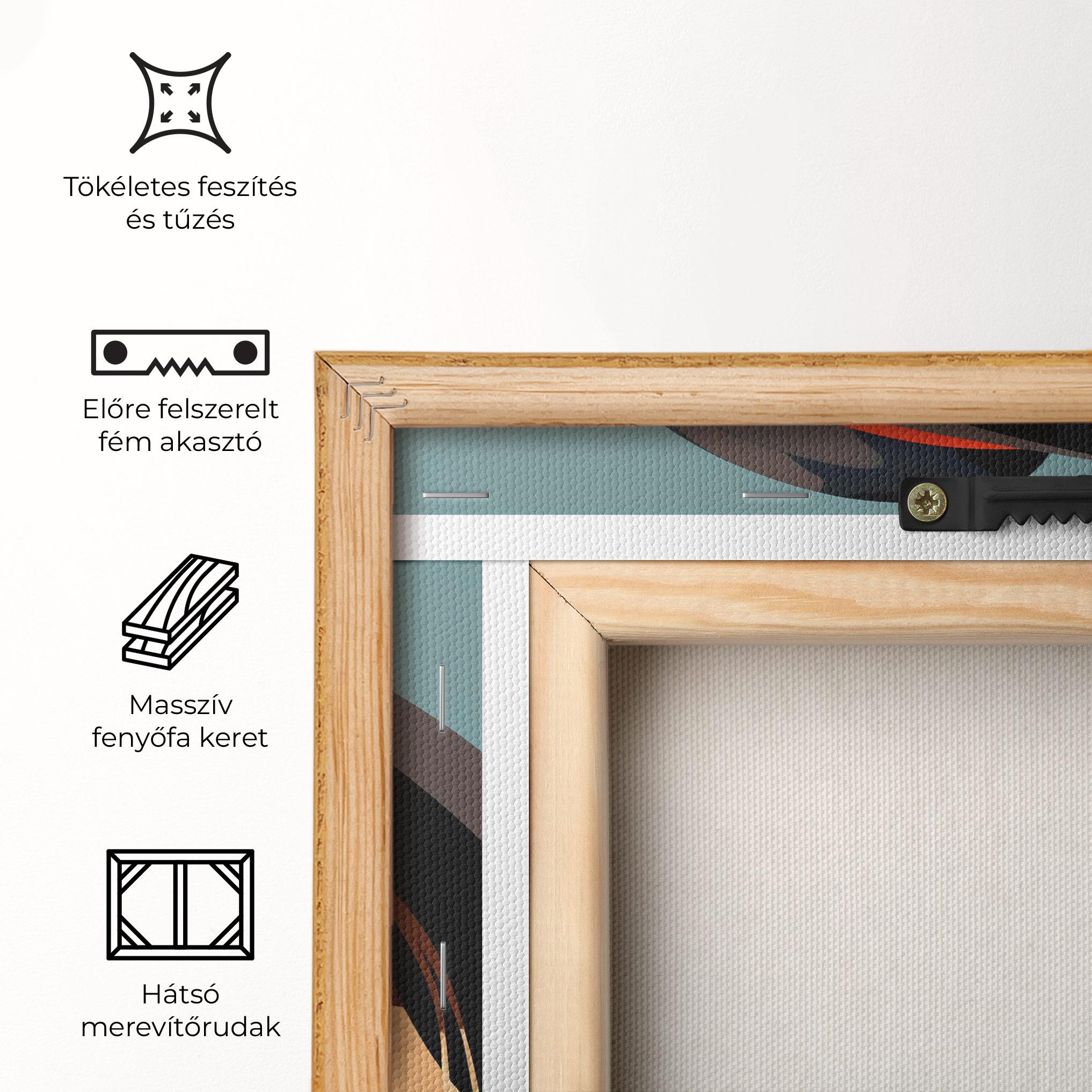 Vászonkép Caucasian Glamor Model mockup 5