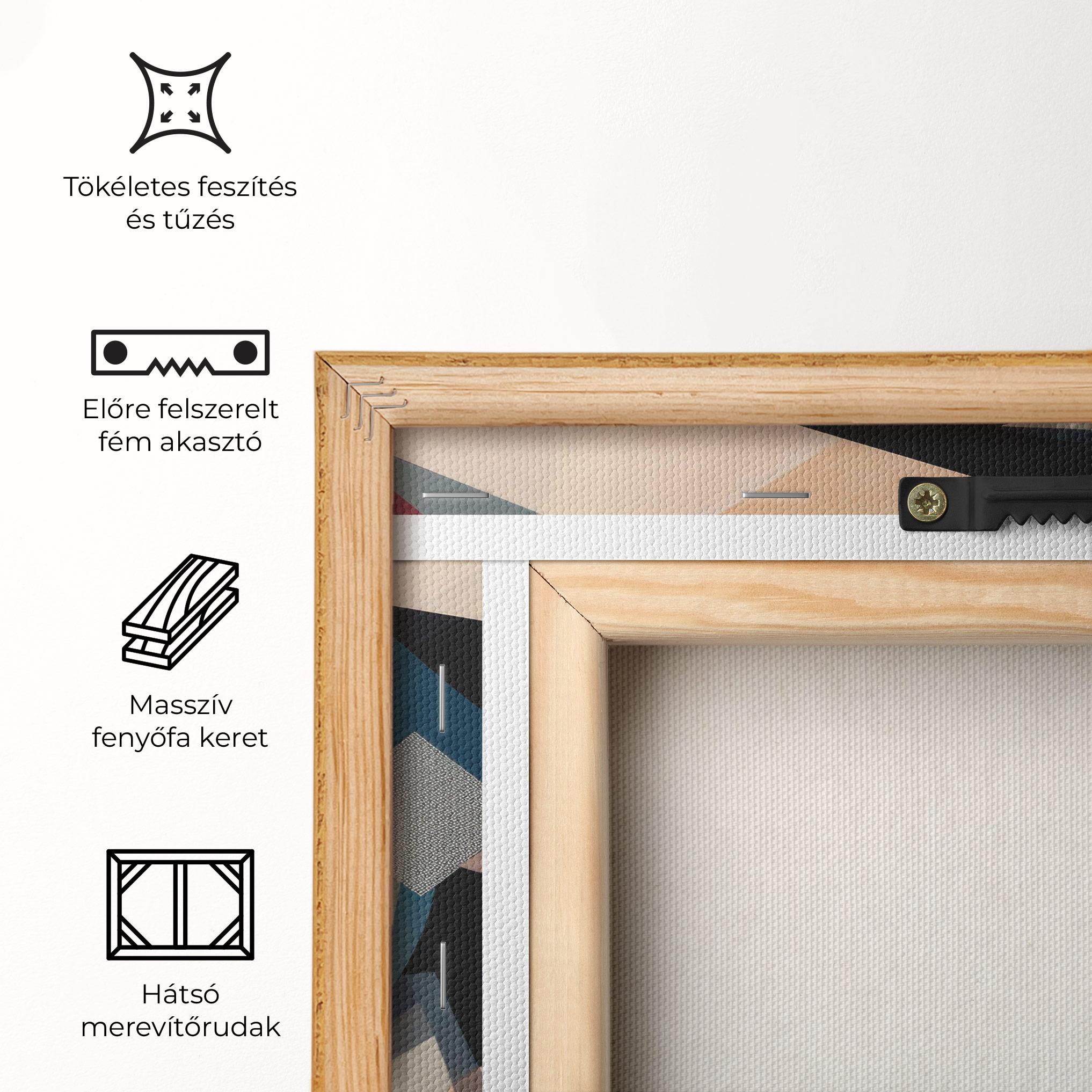 Vászonkép Chicago Portrait mockup 5