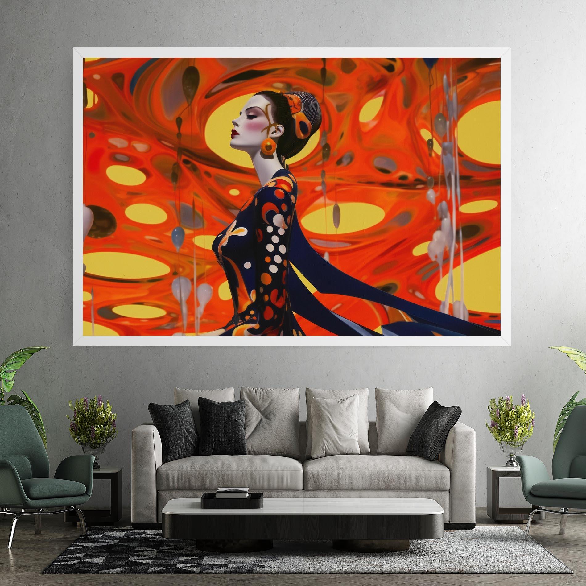 Vászonkép Big Orange Accesories mockup 7