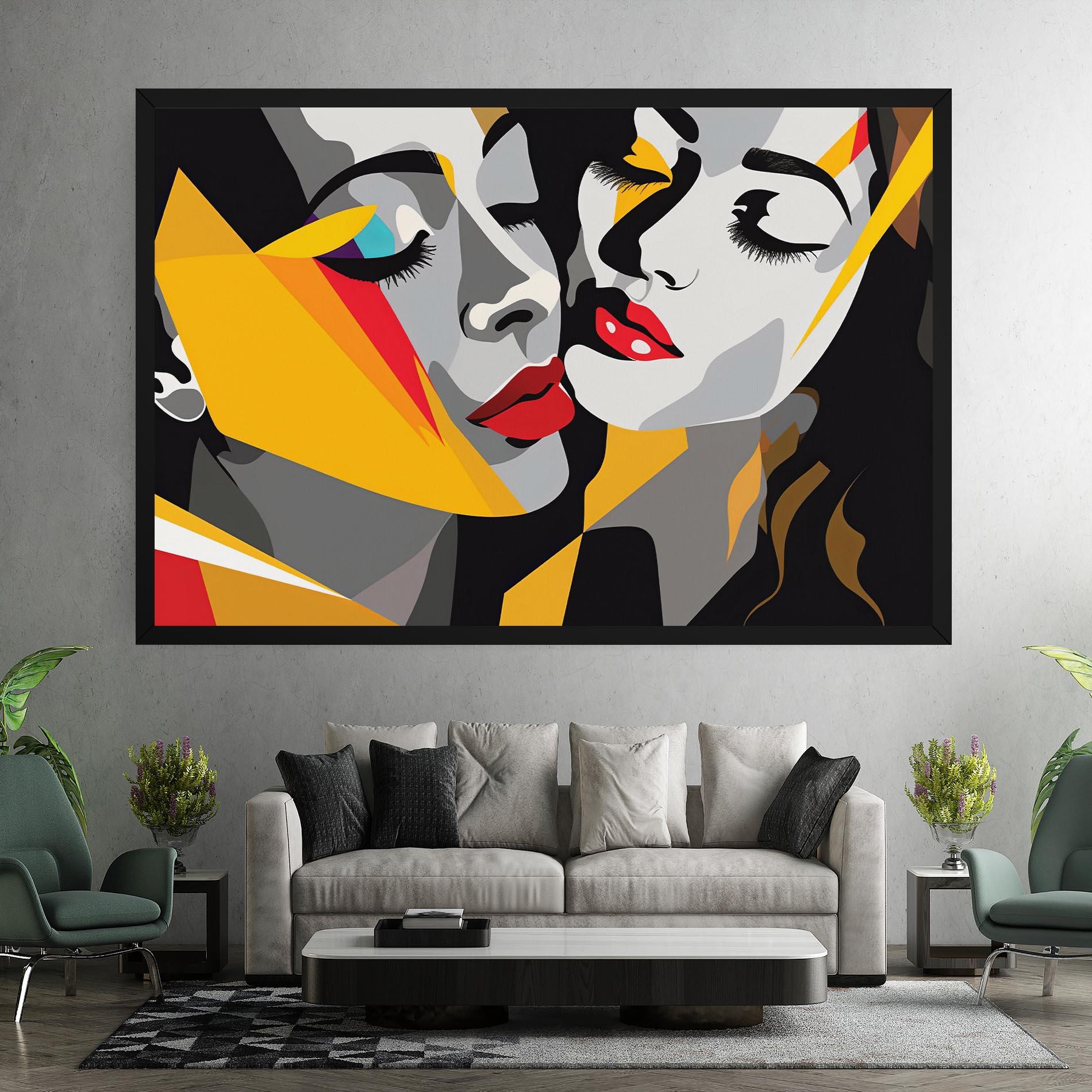 Vászonkép Dreamy Modern Female mockup 7