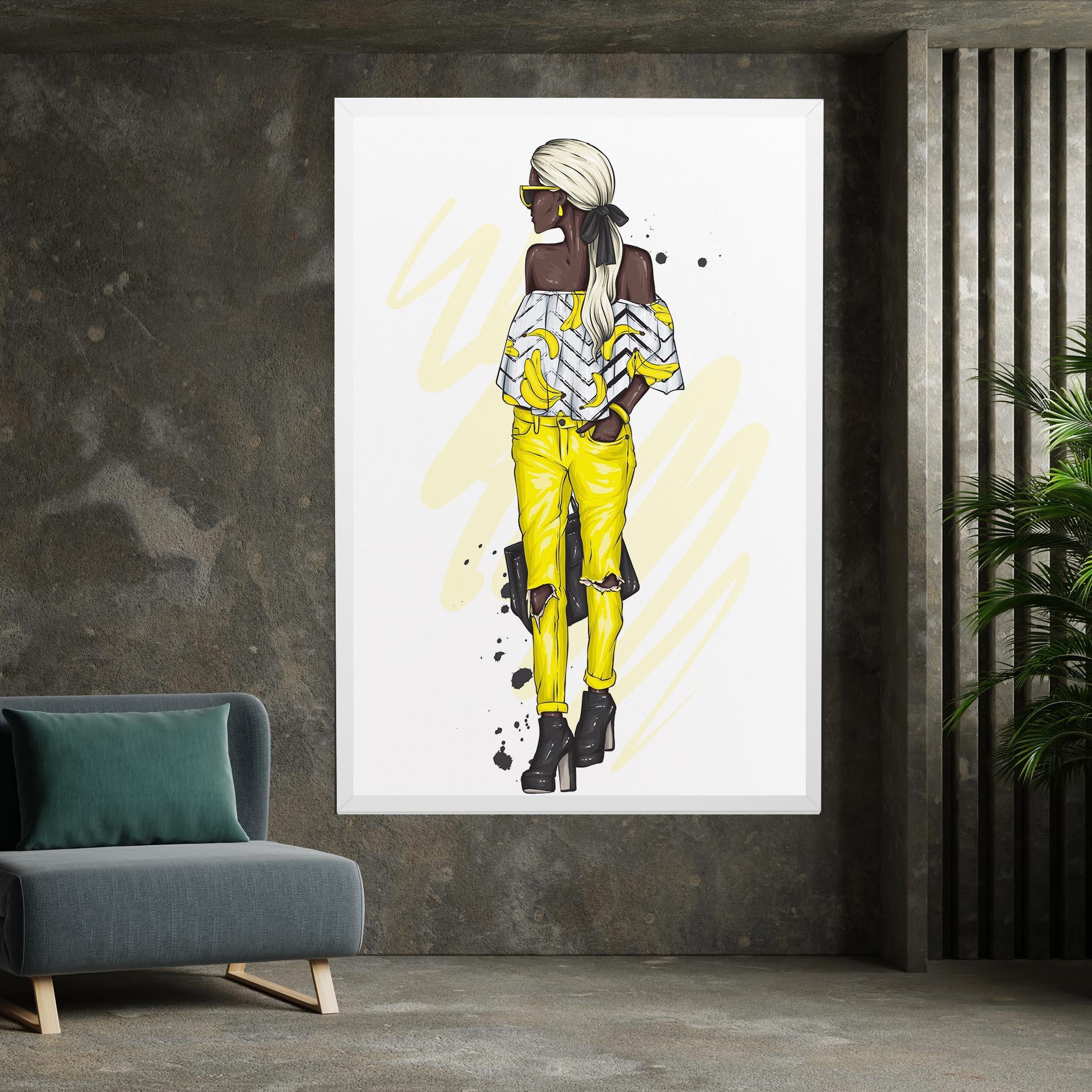 Vászonkép Banana Blouse mockup 7
