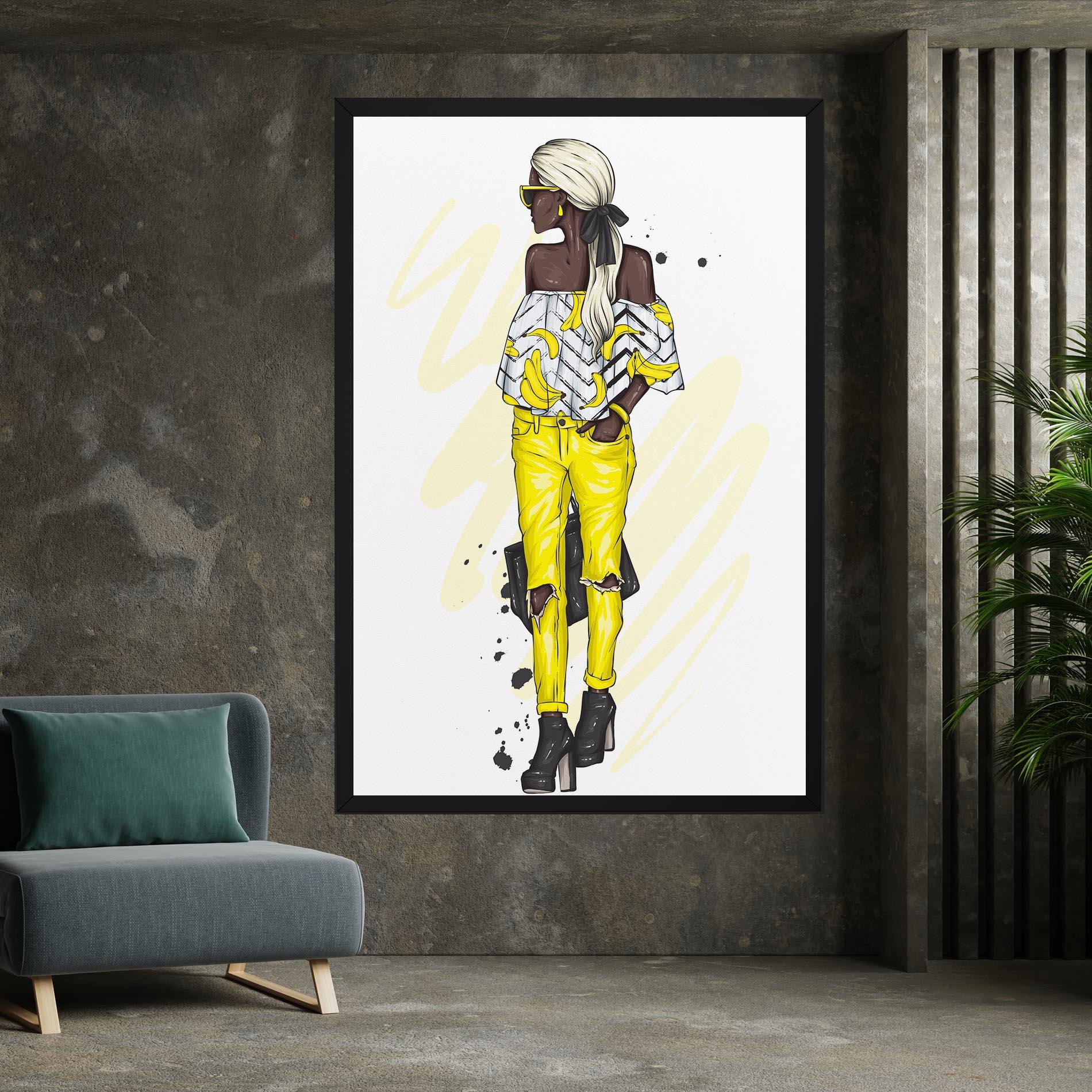 Vászonkép Banana Blouse mockup 7