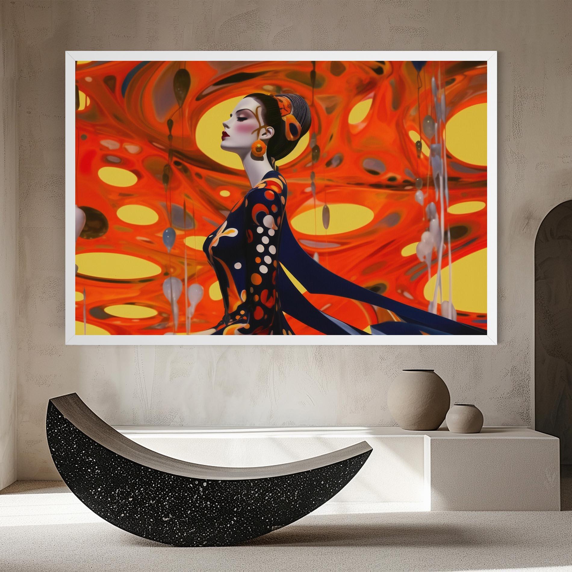 Vászonkép Big Orange Accesories mockup 8