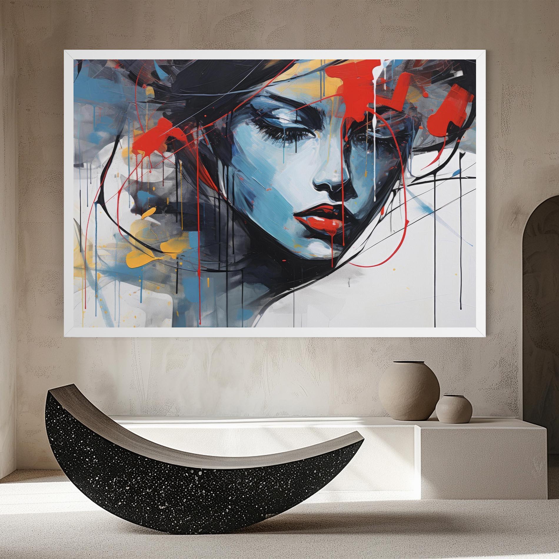 Vászonkép Edgy Woman mockup 8