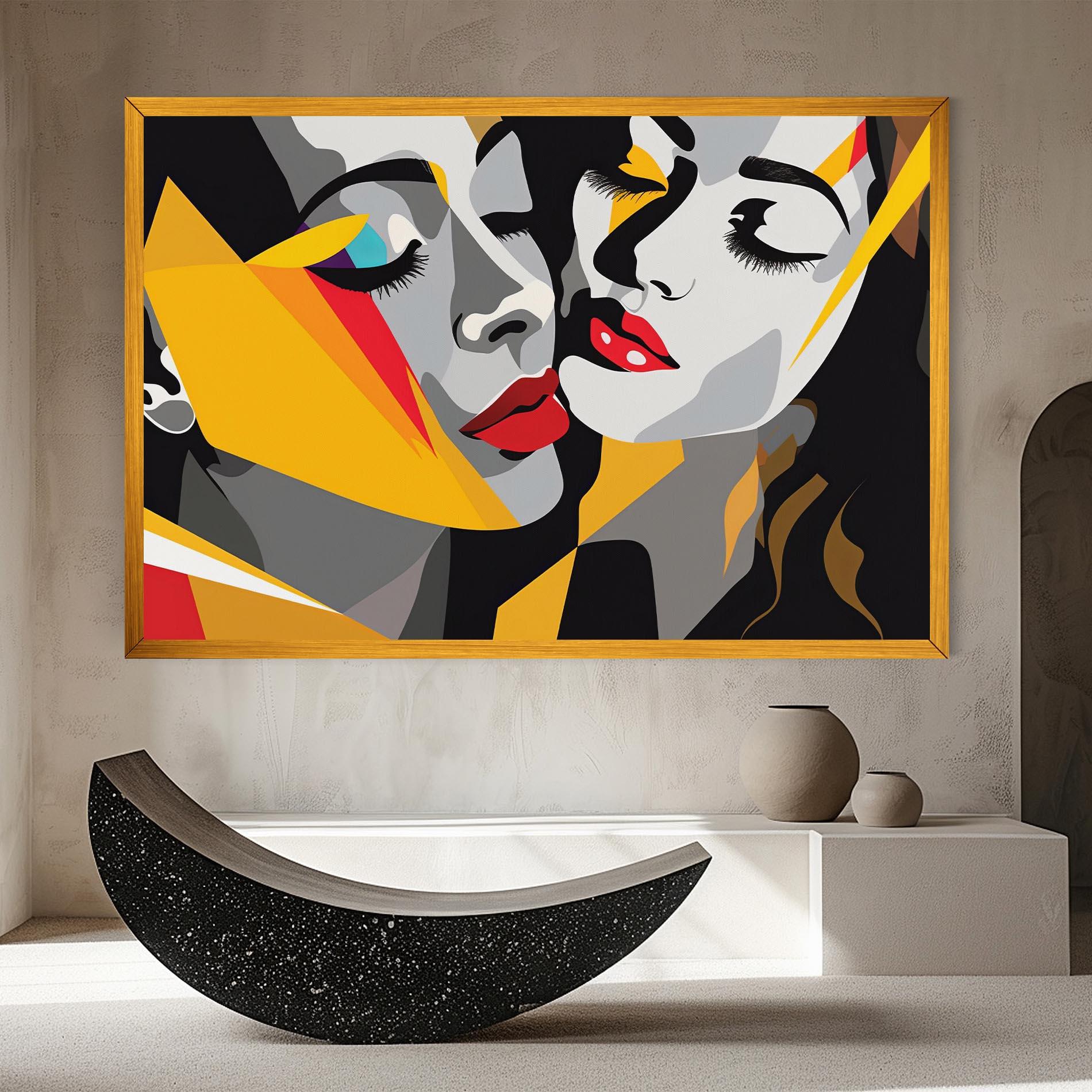 Vászonkép Dreamy Modern Female mockup 8