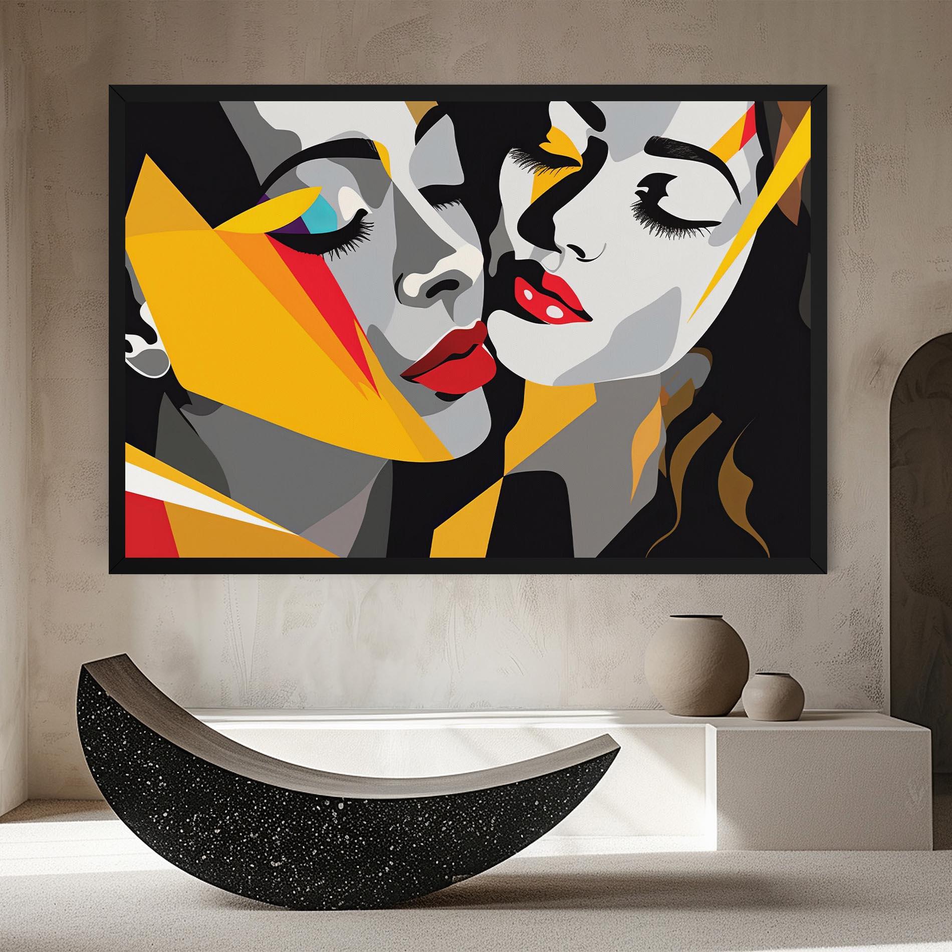 Vászonkép Dreamy Modern Female mockup 8