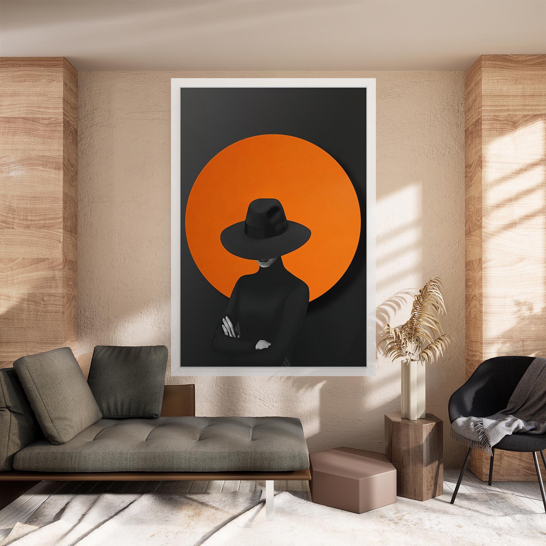 Vászonkép Black Fashion mockup 8