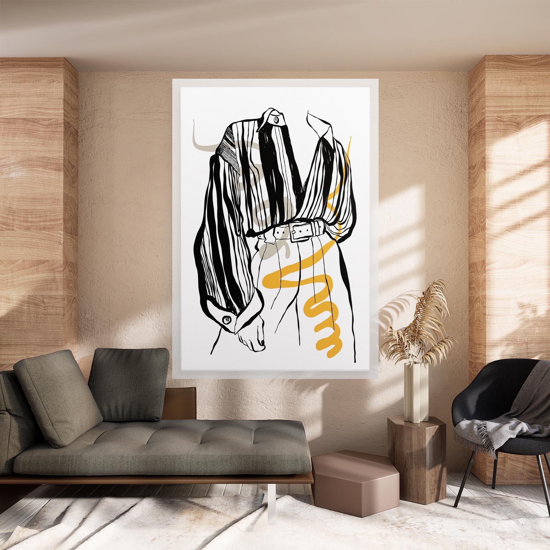 Vászonkép Modern Outfit Line mockup 8