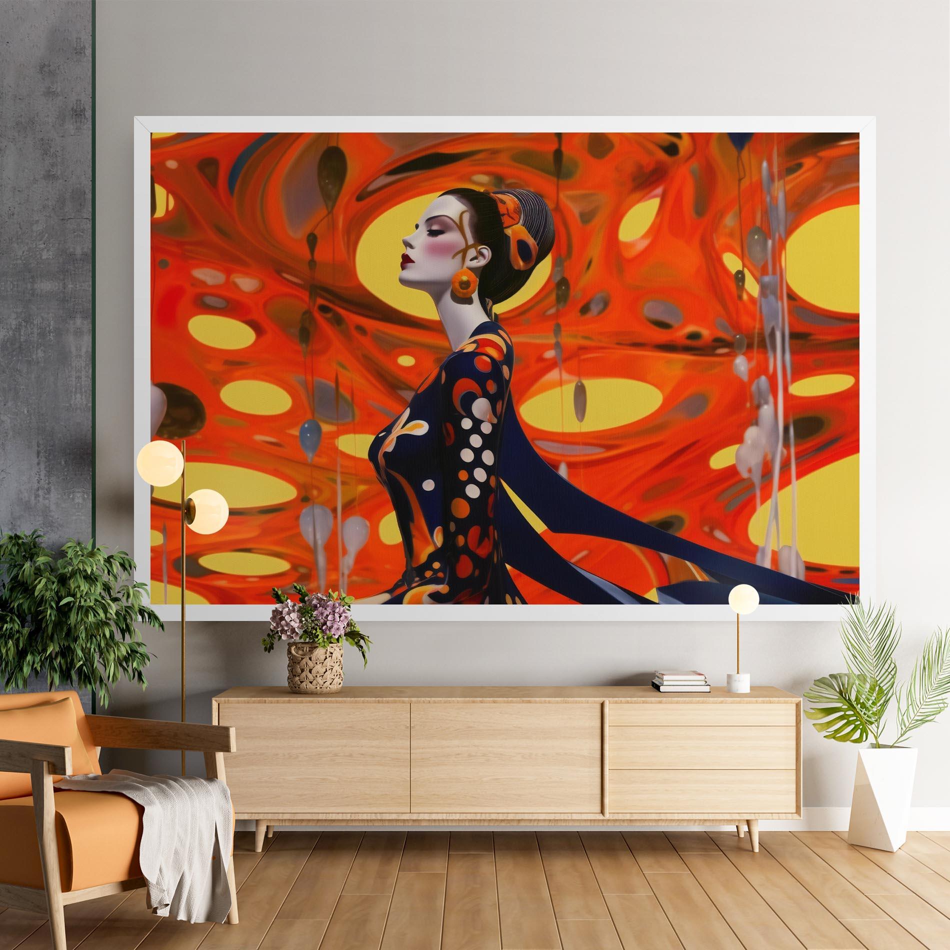 Vászonkép Big Orange Accesories mockup 9