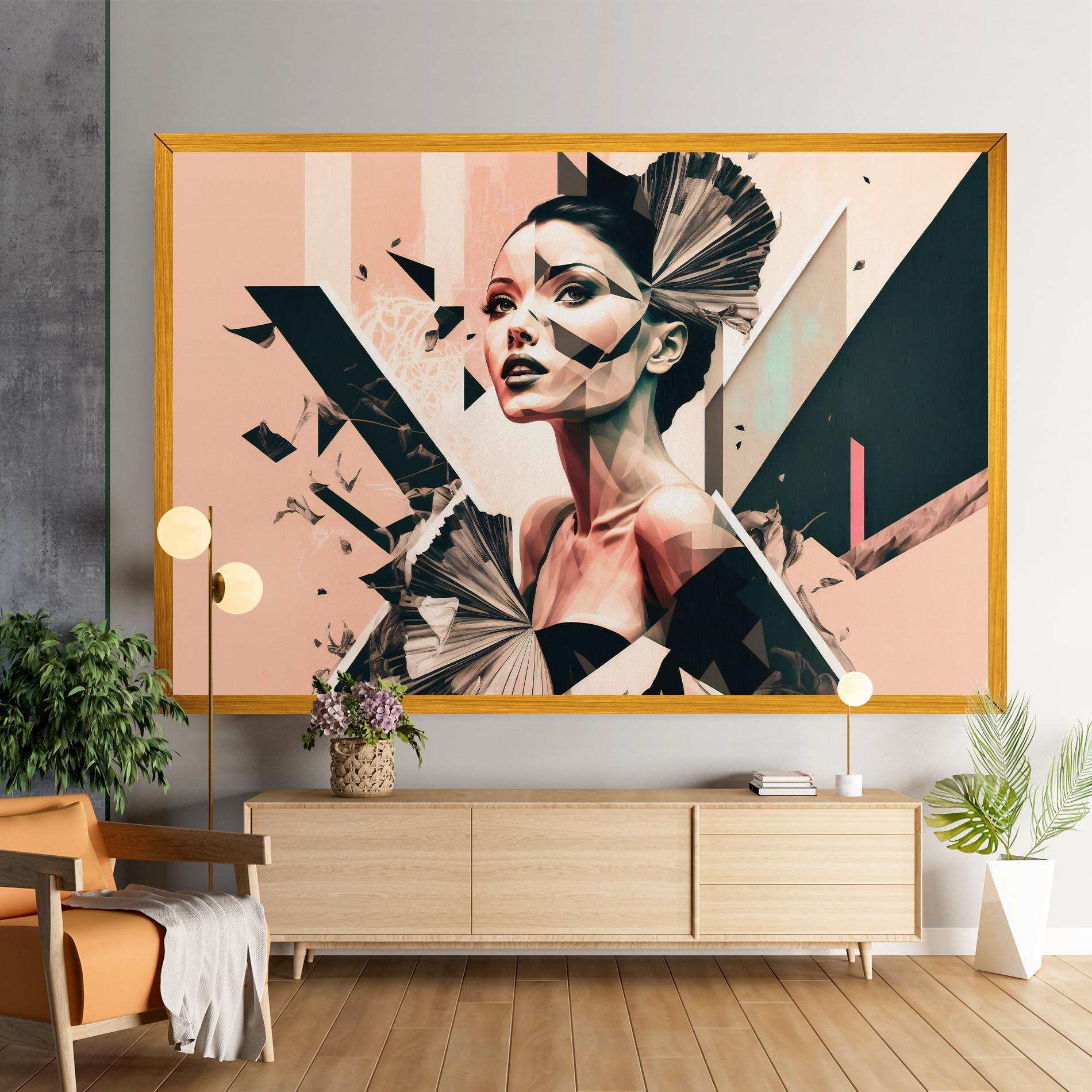 Vászonkép Fashionista Design mockup 9