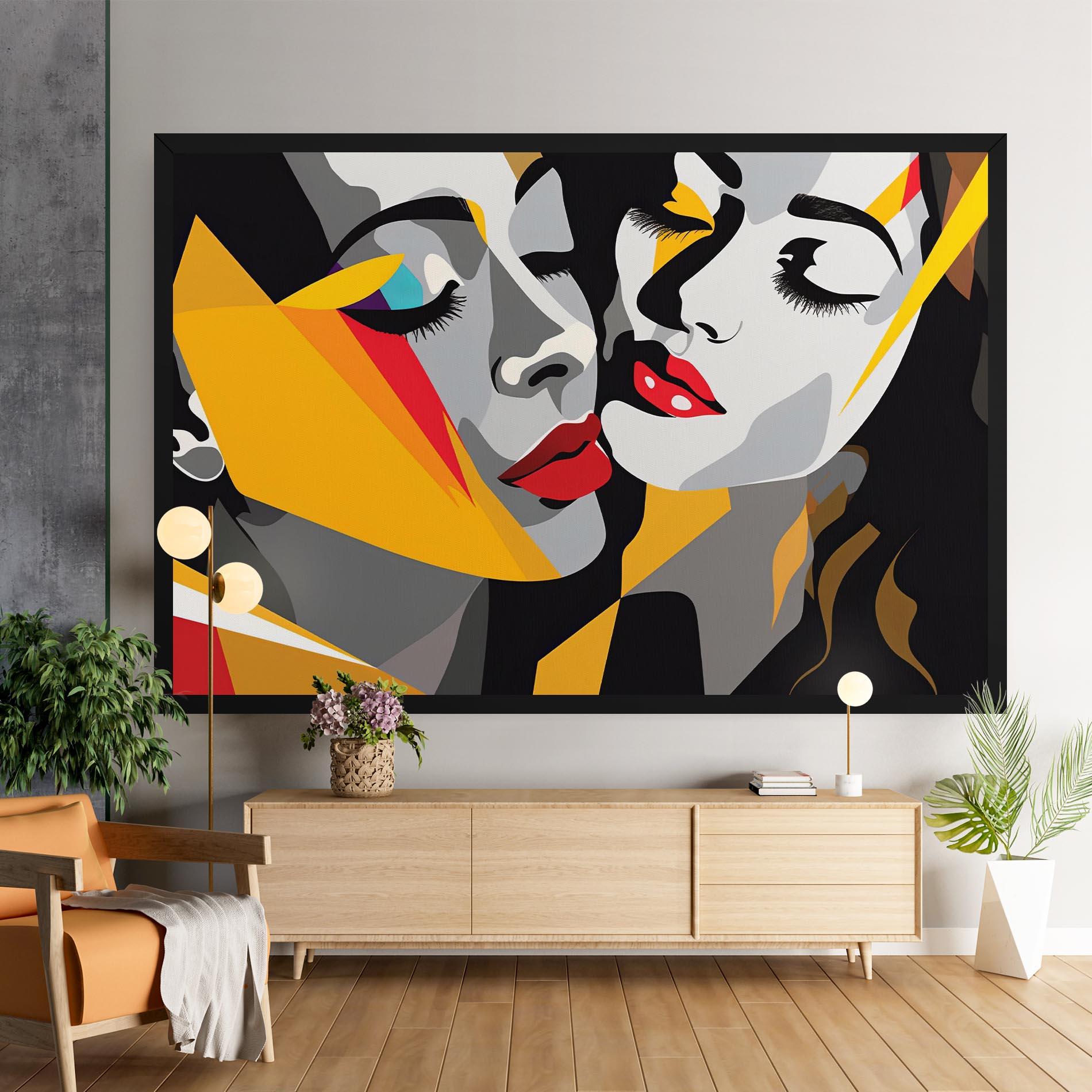 Vászonkép Dreamy Modern Female mockup 9